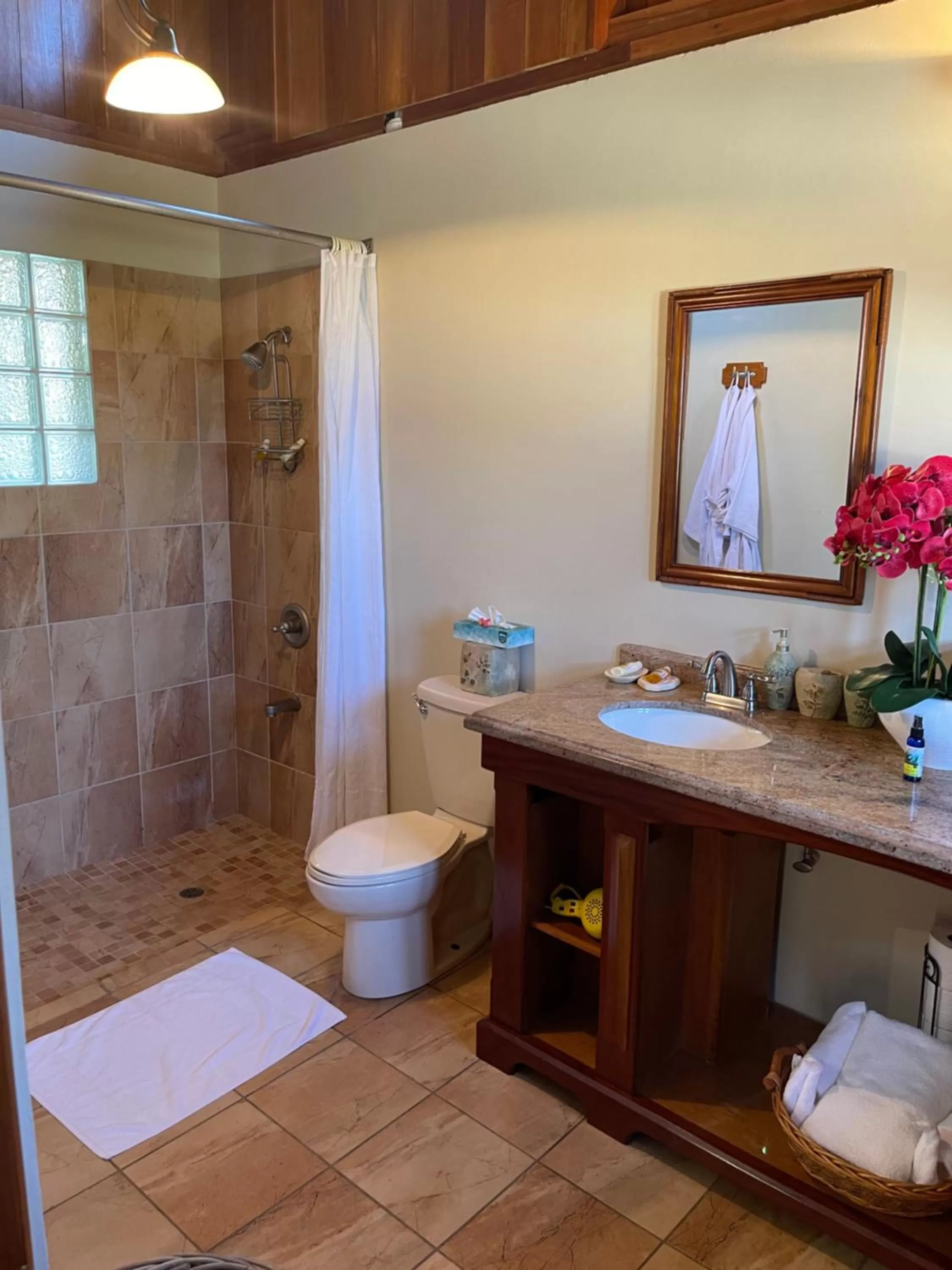 Bathroom in Ocean Cliff Hotel Negril Limited - Adults Only