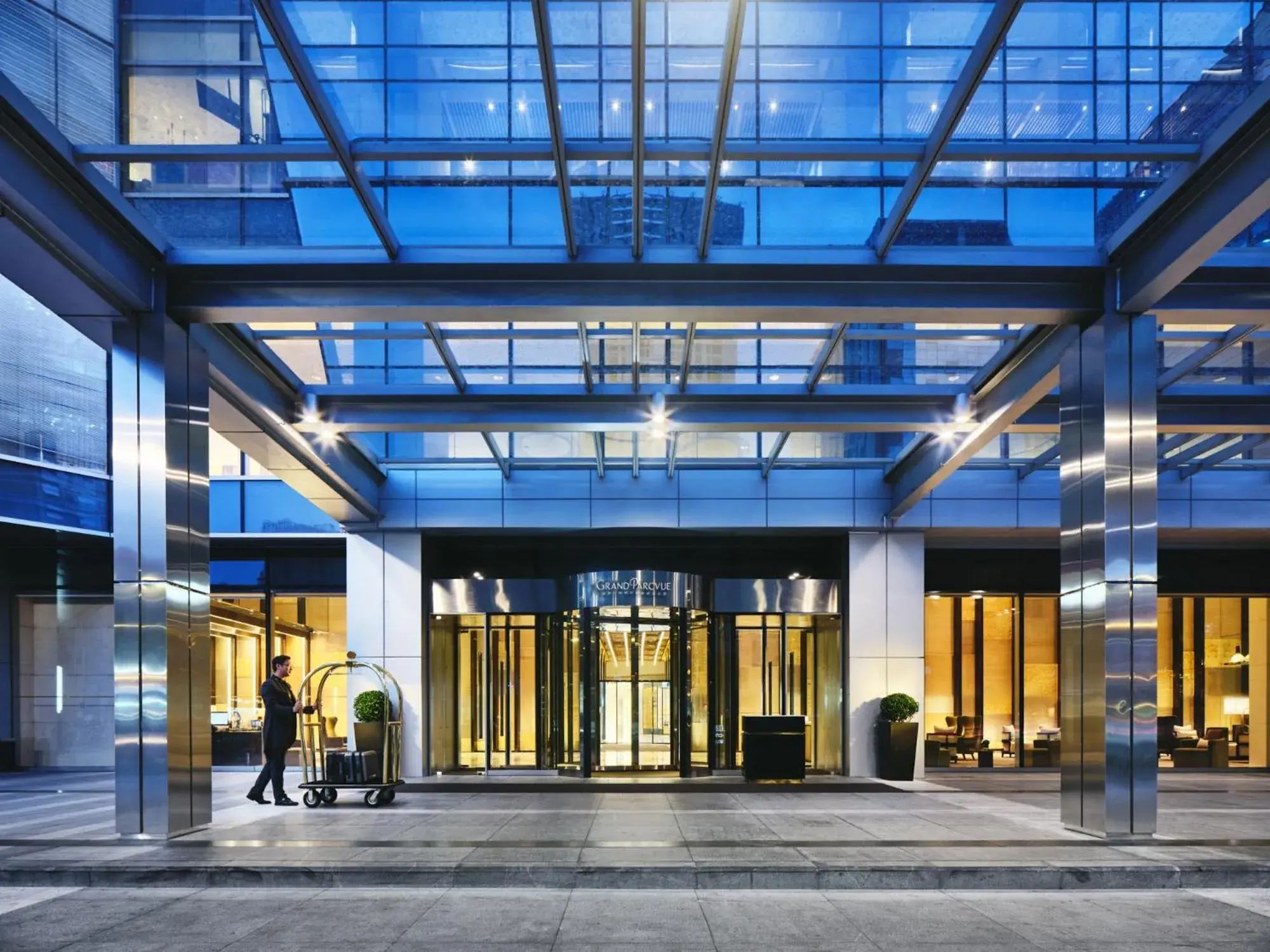 Facade/entrance in Intercontinental Residences Chengdu City Center