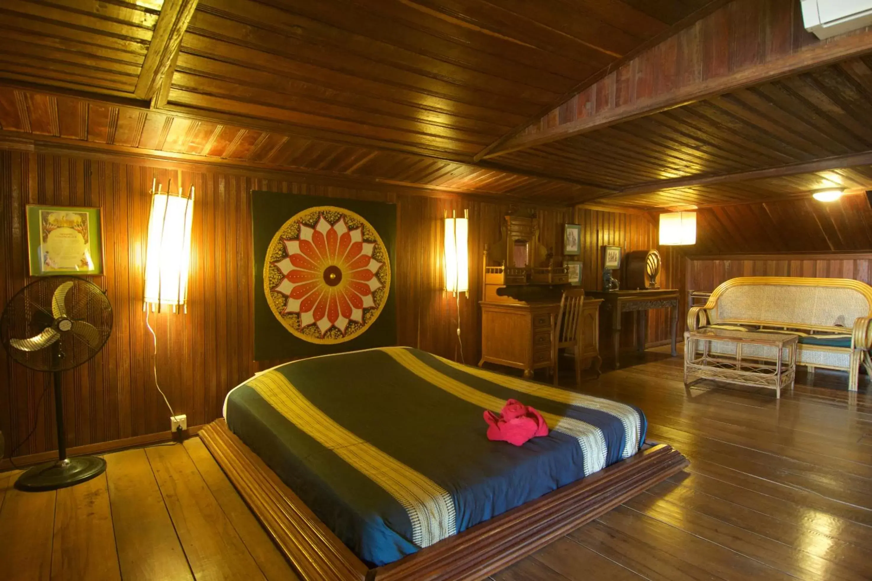 Bedroom, Bed in Terres Rouges Lodge