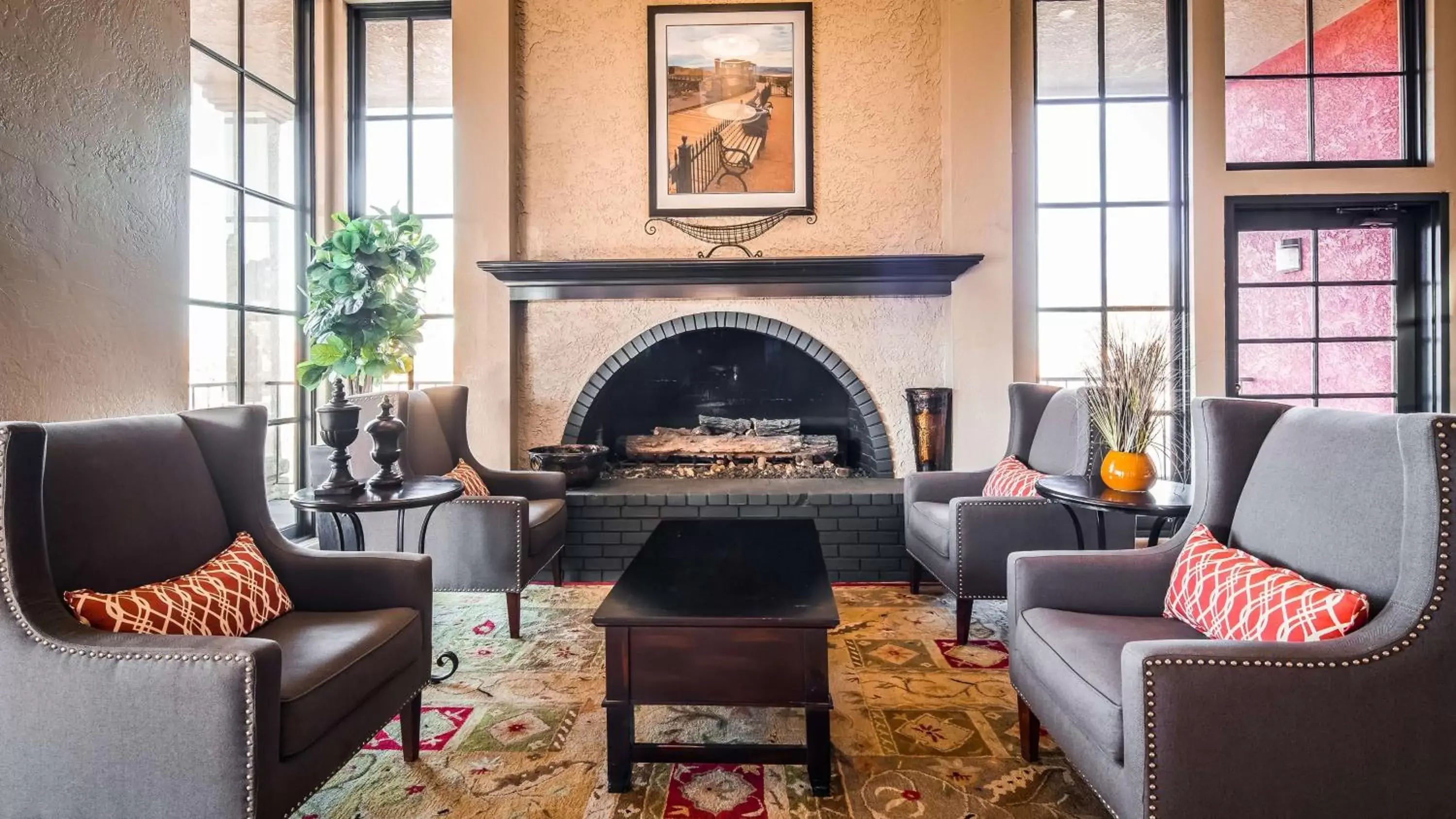 Lobby or reception, Seating Area in Best Western Desert Villa Inn