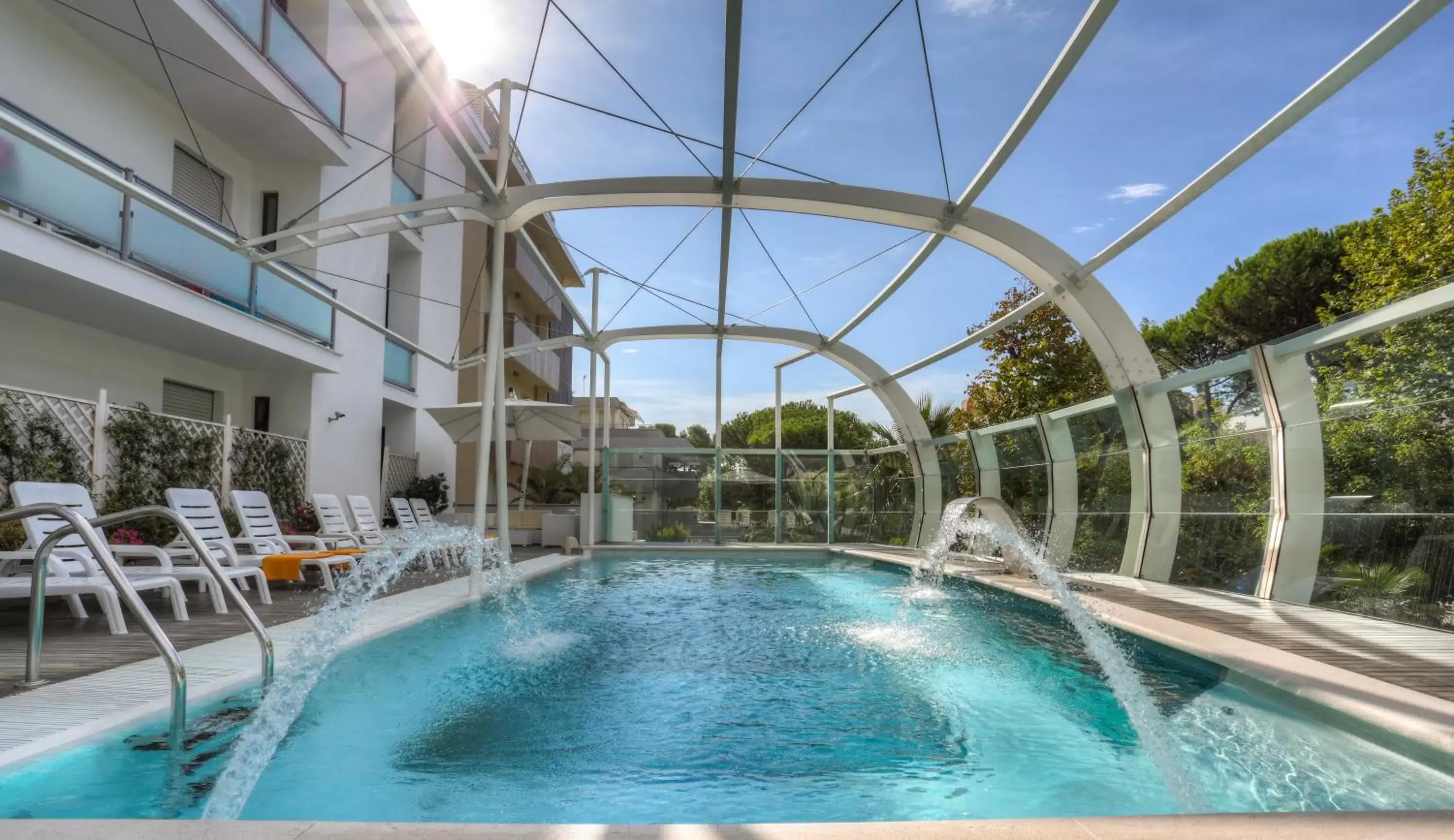 Swimming Pool in Hotel Boemia