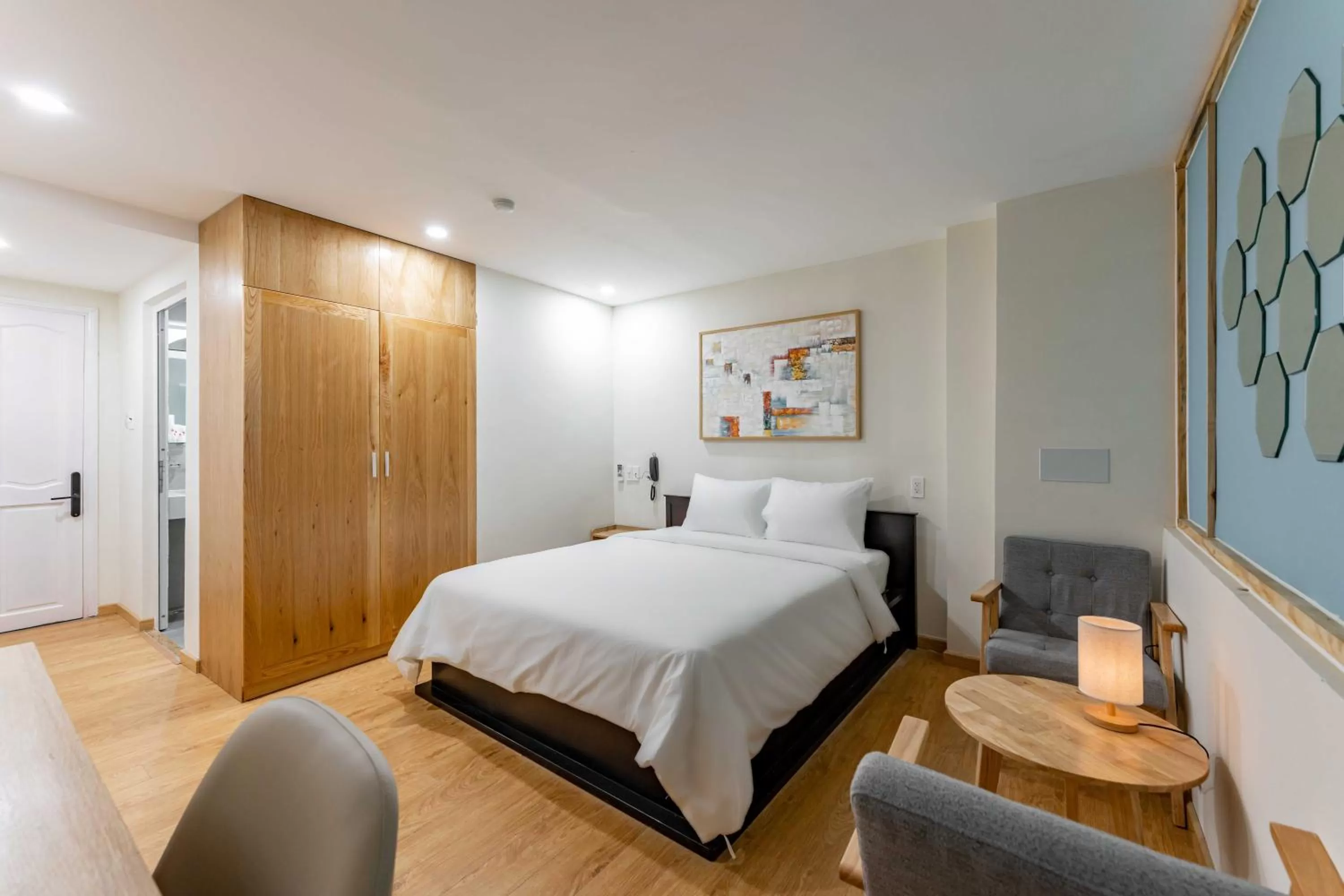 Bed in Edoya hotel Dong Khoi