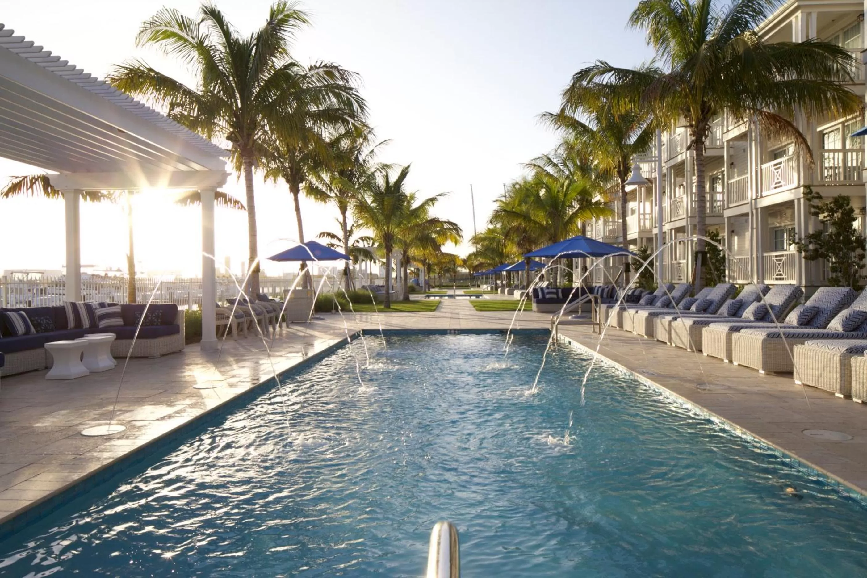 Swimming pool in Oceans Edge Key West