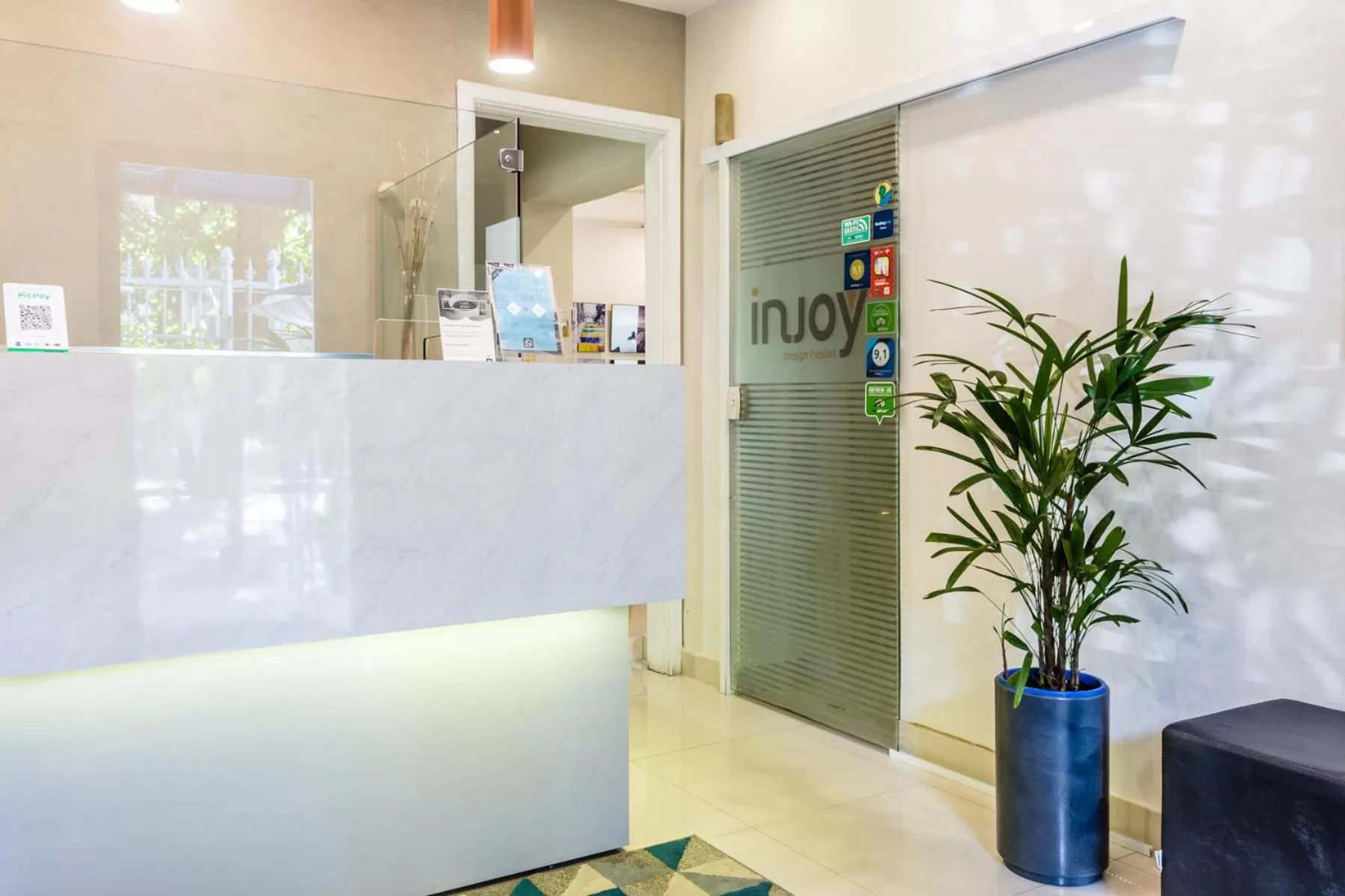 Lobby or reception in Injoy Suítes & Aparts