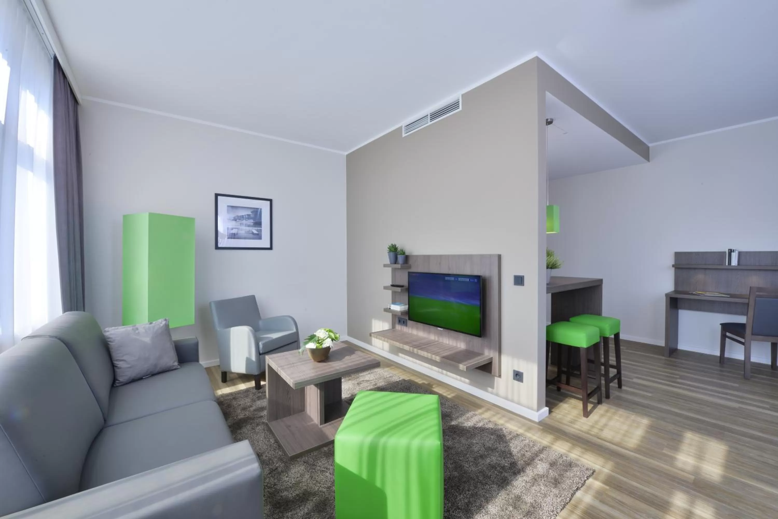 Living room in Appartello Smarttime living Hamburg