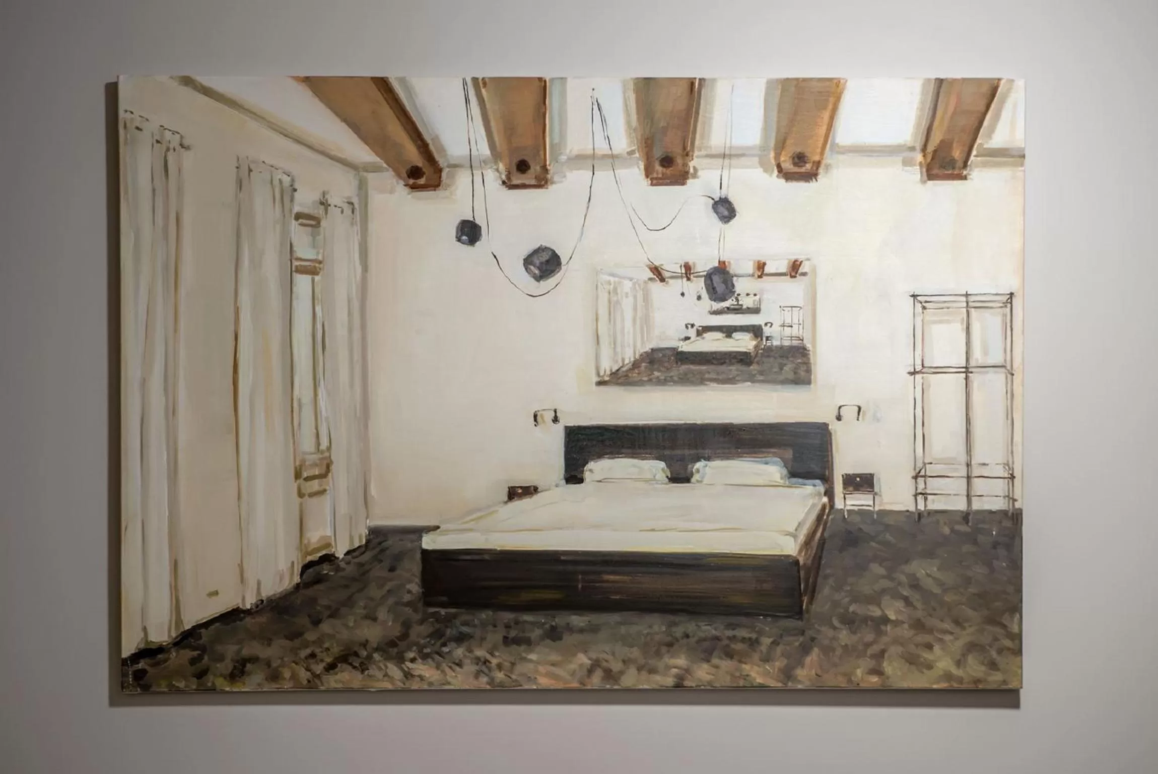 Decorative detail in Artagonist Art Hotel