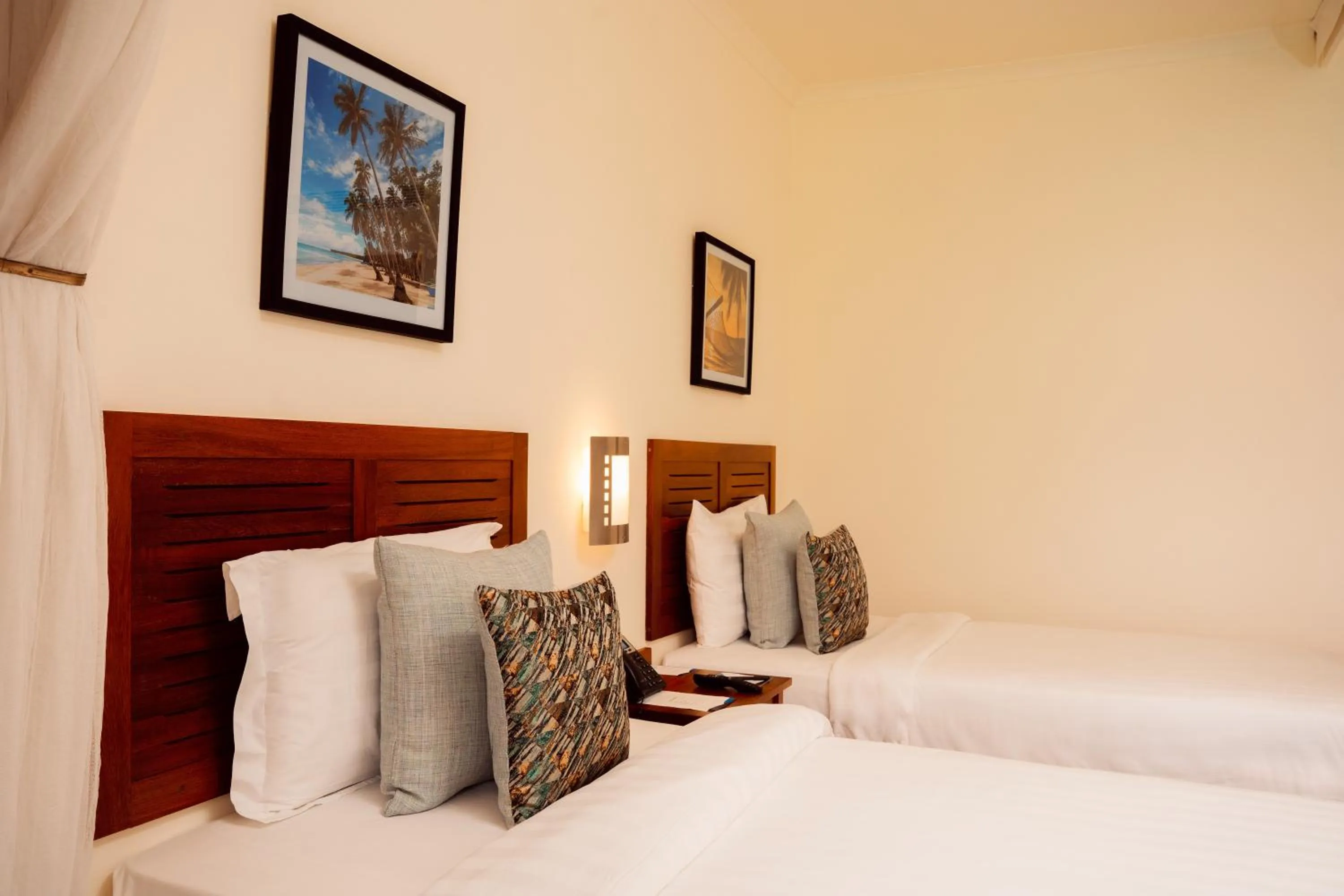 Bed in White Sands Hotel