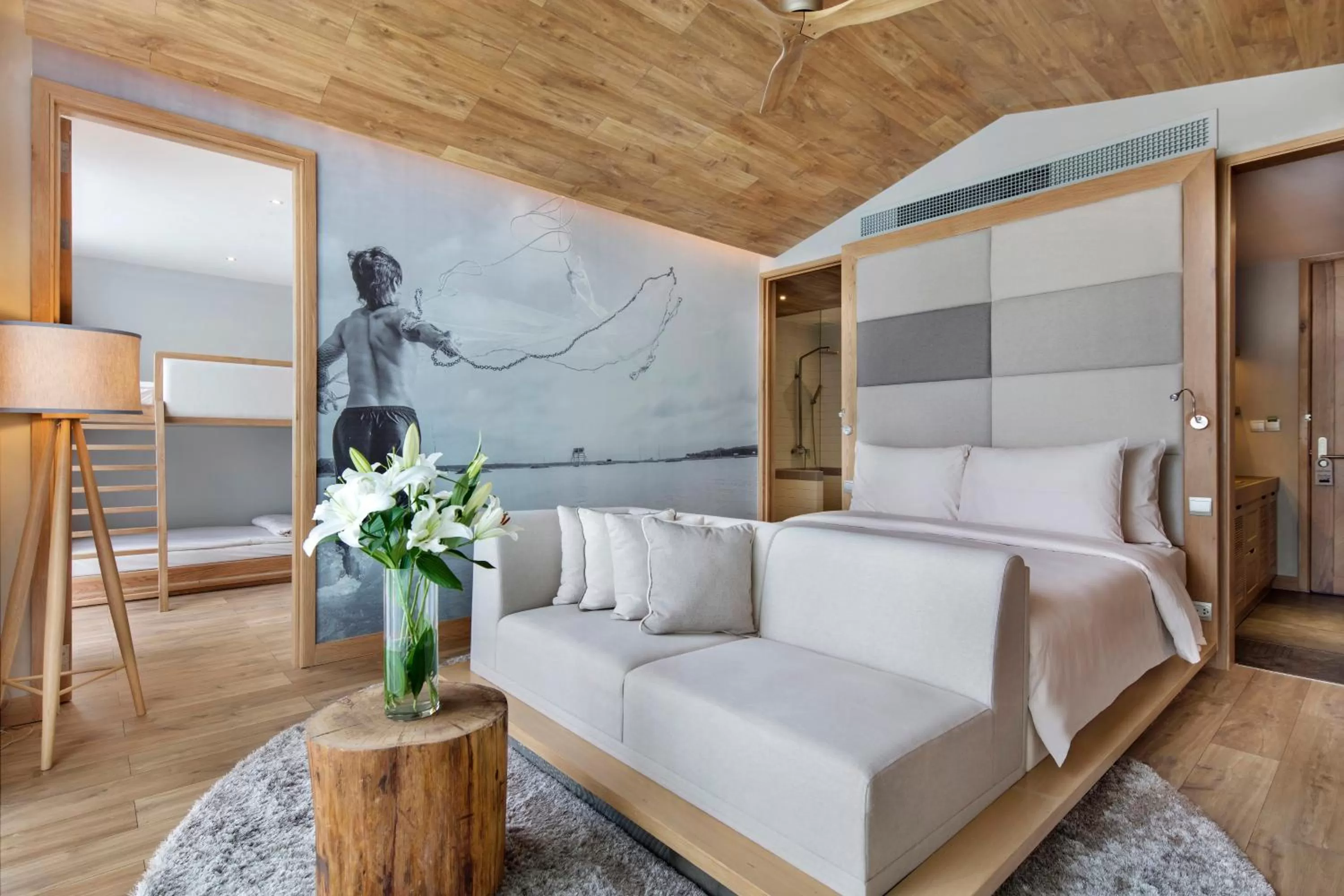 Photo of the whole room, Bed in Fusion Suites Saigon