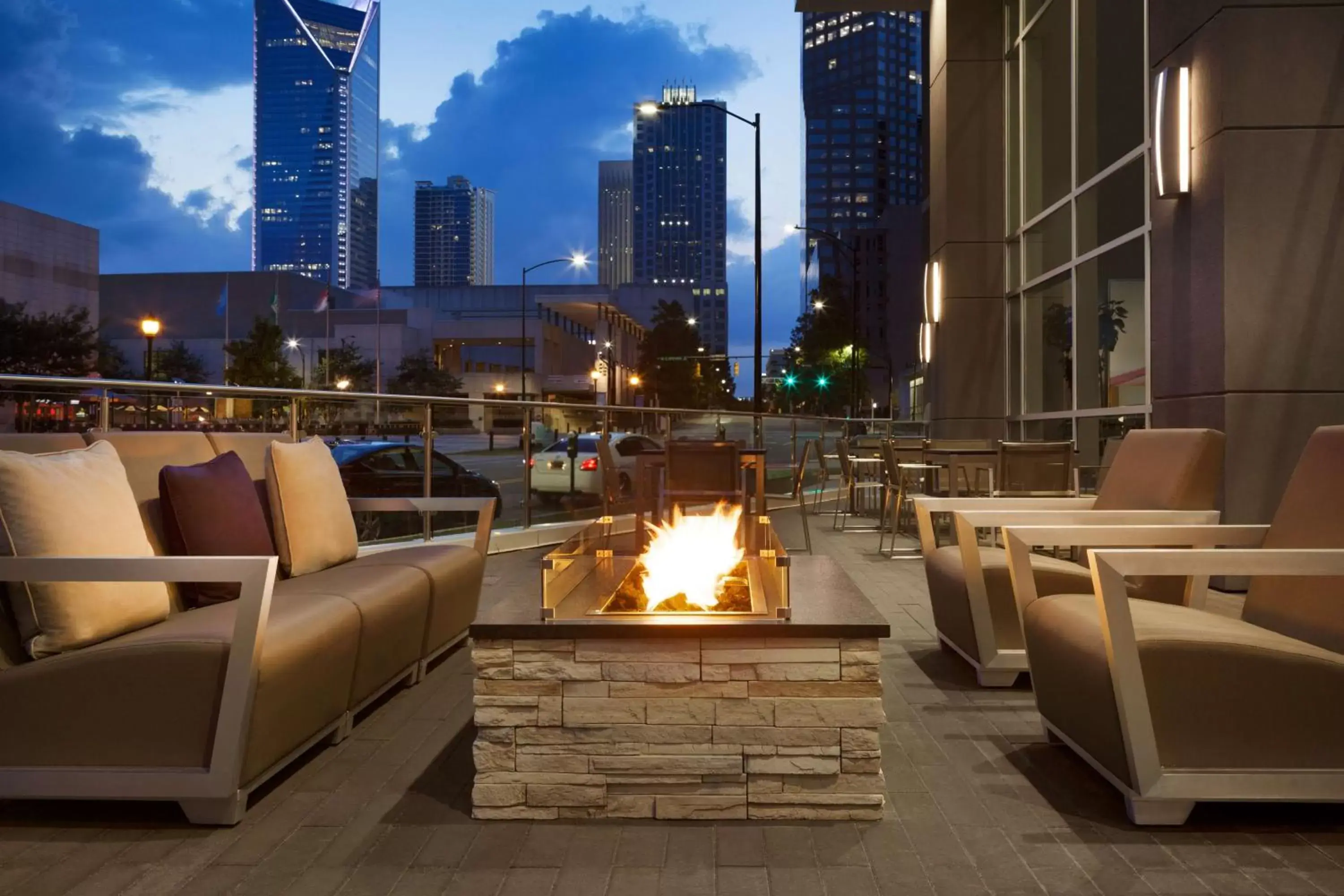 Patio in Embassy Suites by Hilton Charlotte Uptown