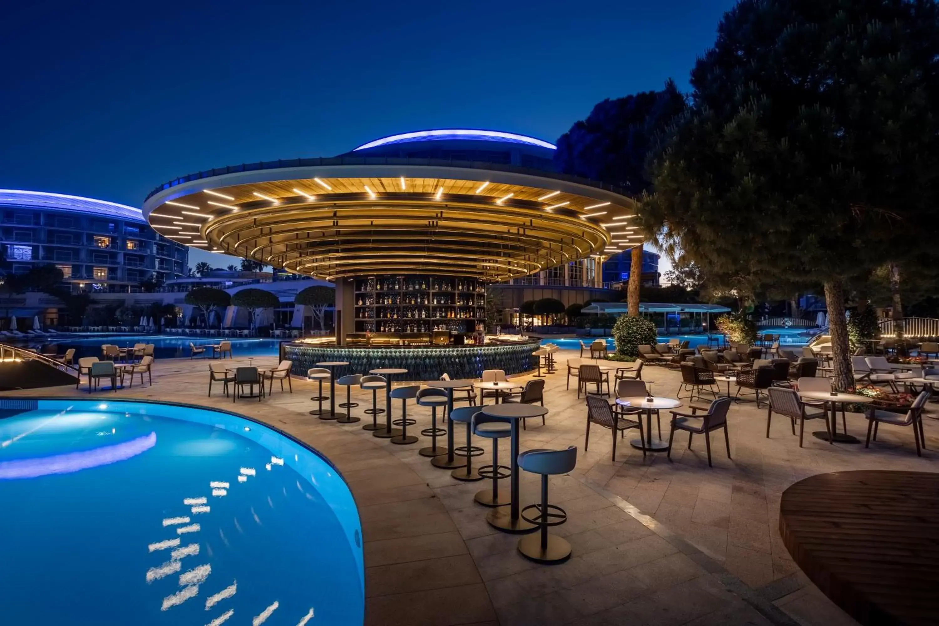 Night, Swimming Pool in Calista Luxury Resort