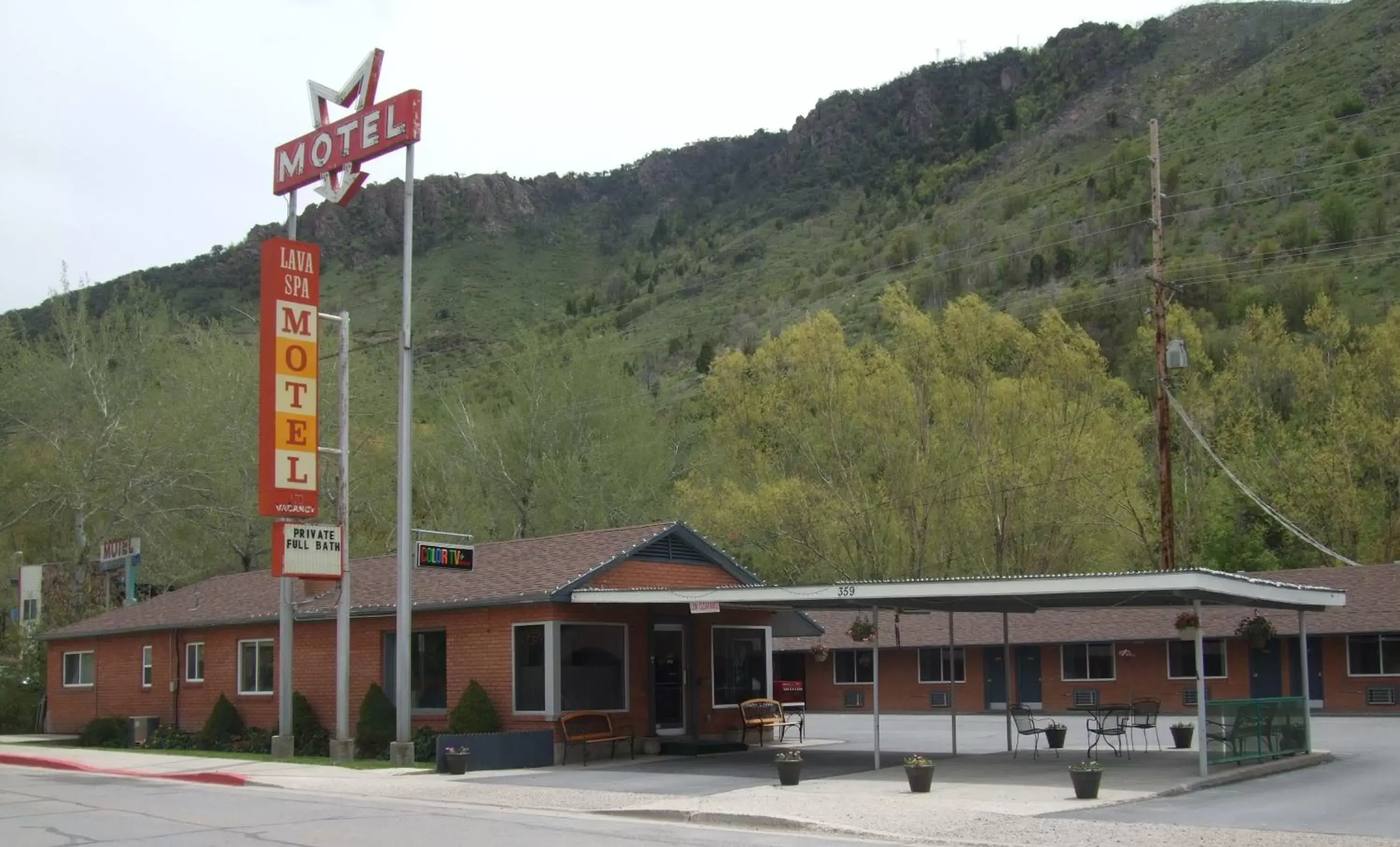 Street view, Property Building in Lava Spa Motel & RV