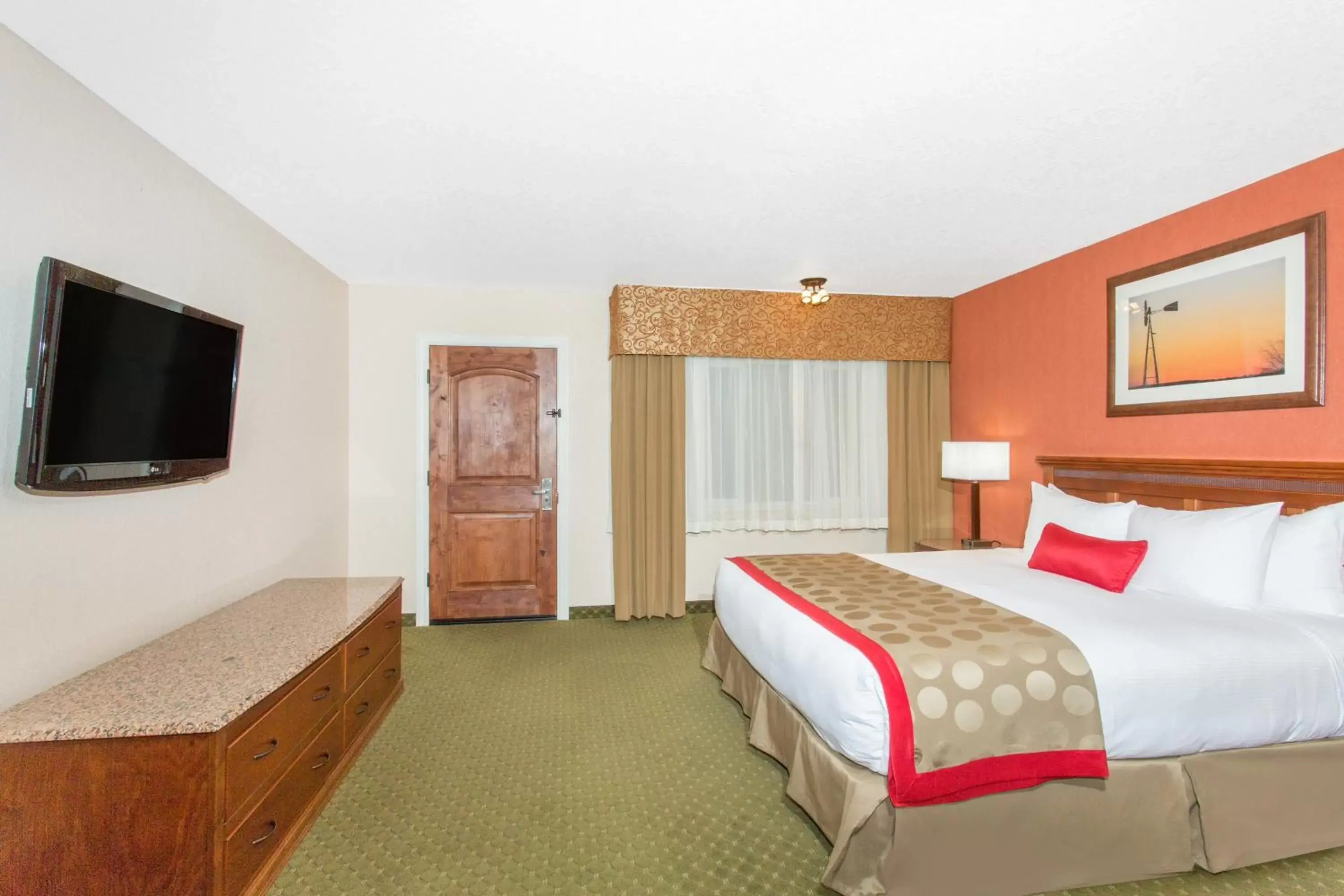Bed in Ramada by Wyndham Elko Hotel at Stockmen's Casino