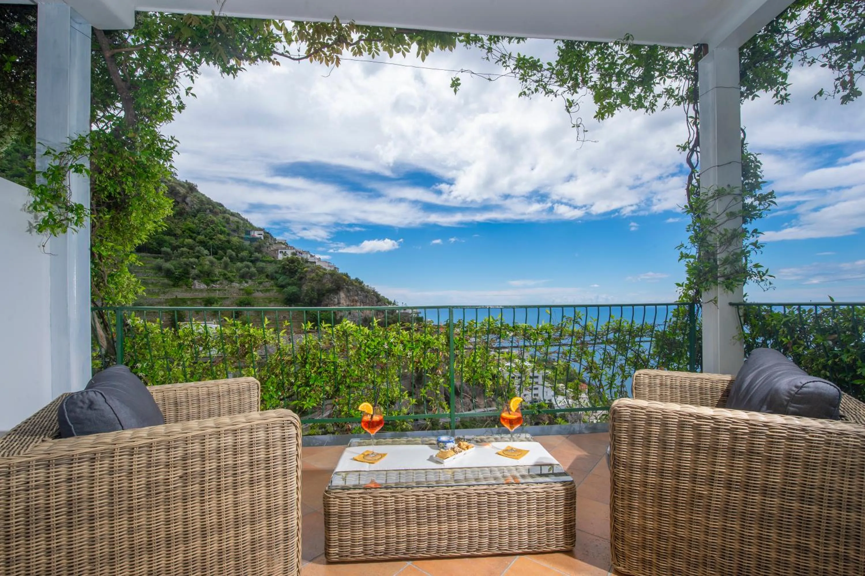 Patio in Hotel Pellegrino