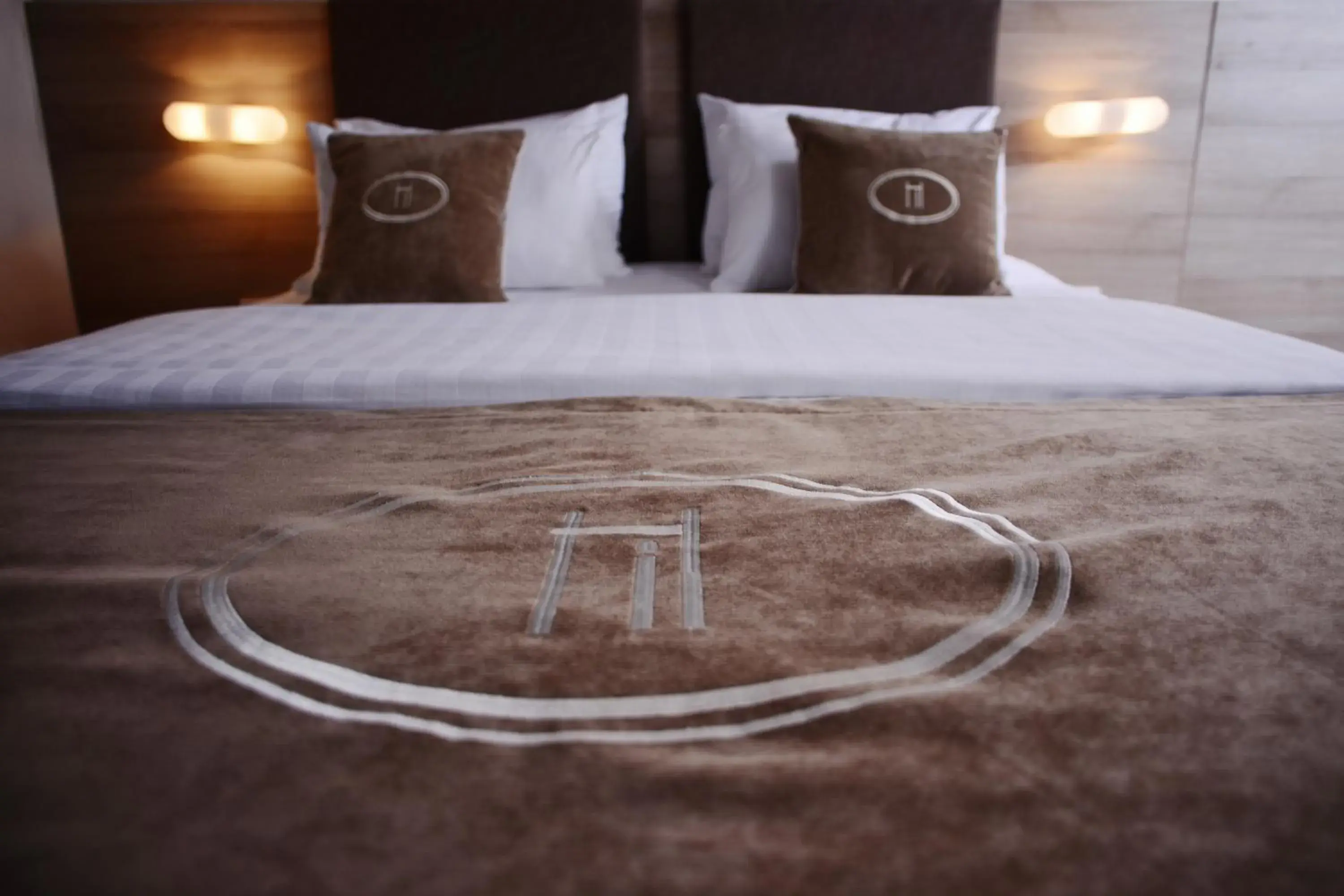Decorative detail, Bed in Hotel Ideja