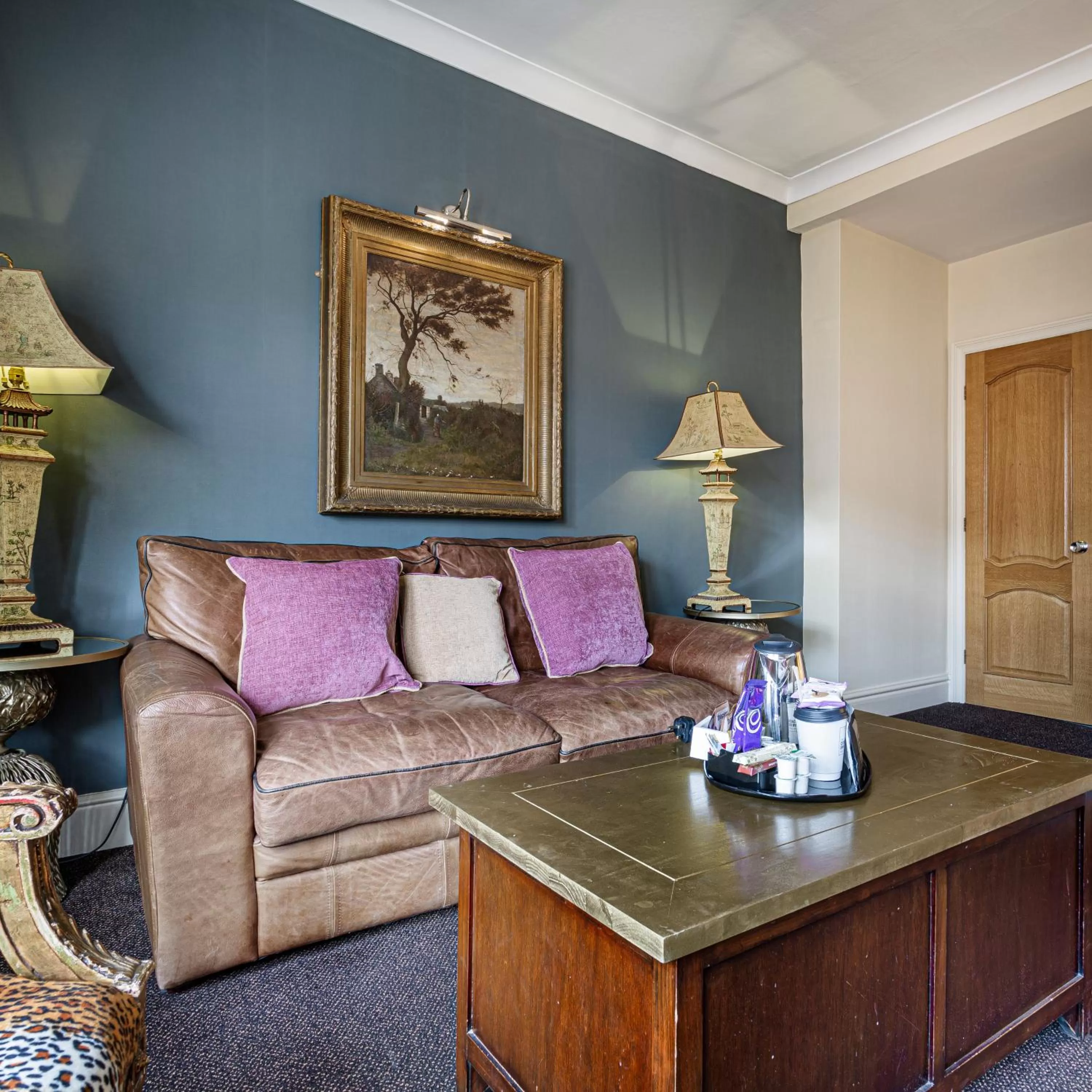 Seating area in The Castle Hotel, Conwy, North Wales - The Coaching Inn Group