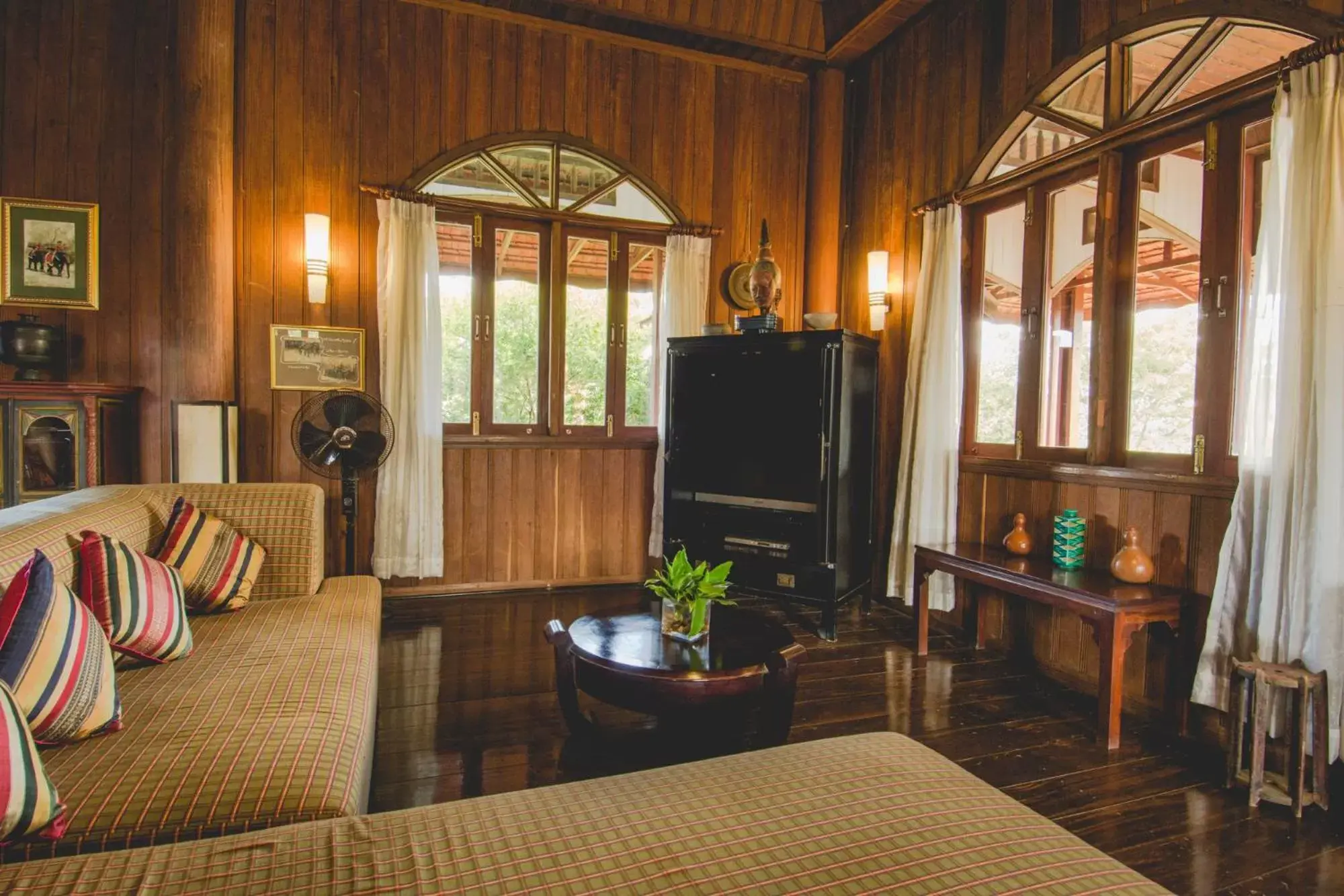 Living room, Seating Area in Terres Rouges Lodge