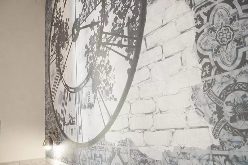 Decorative detail in Hotel Agorà