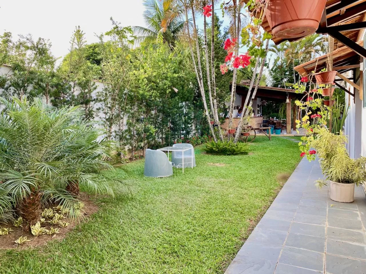 Garden in Pousada Nossa Terra