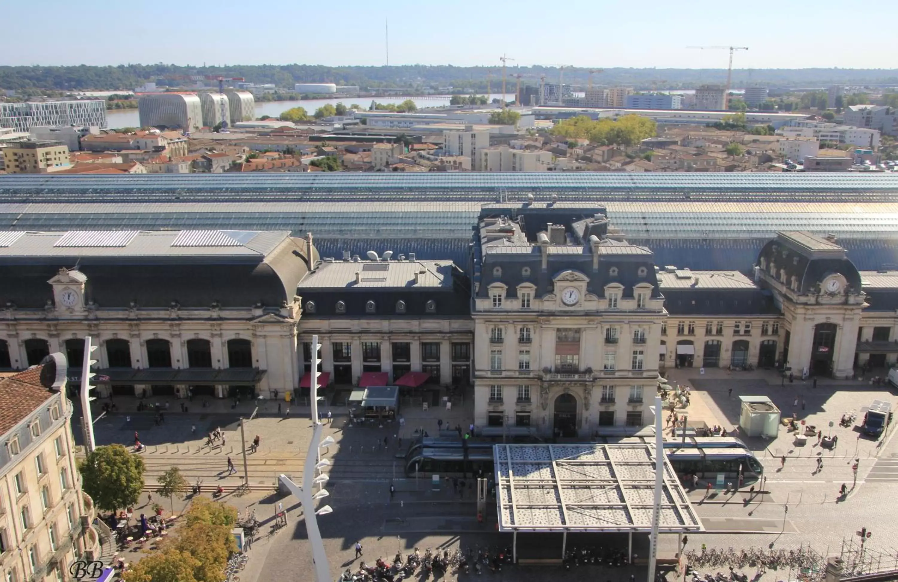 Nearby landmark, Bird's-eye View in B&B HOTEL Bordeaux Centre Gare Saint-Jean