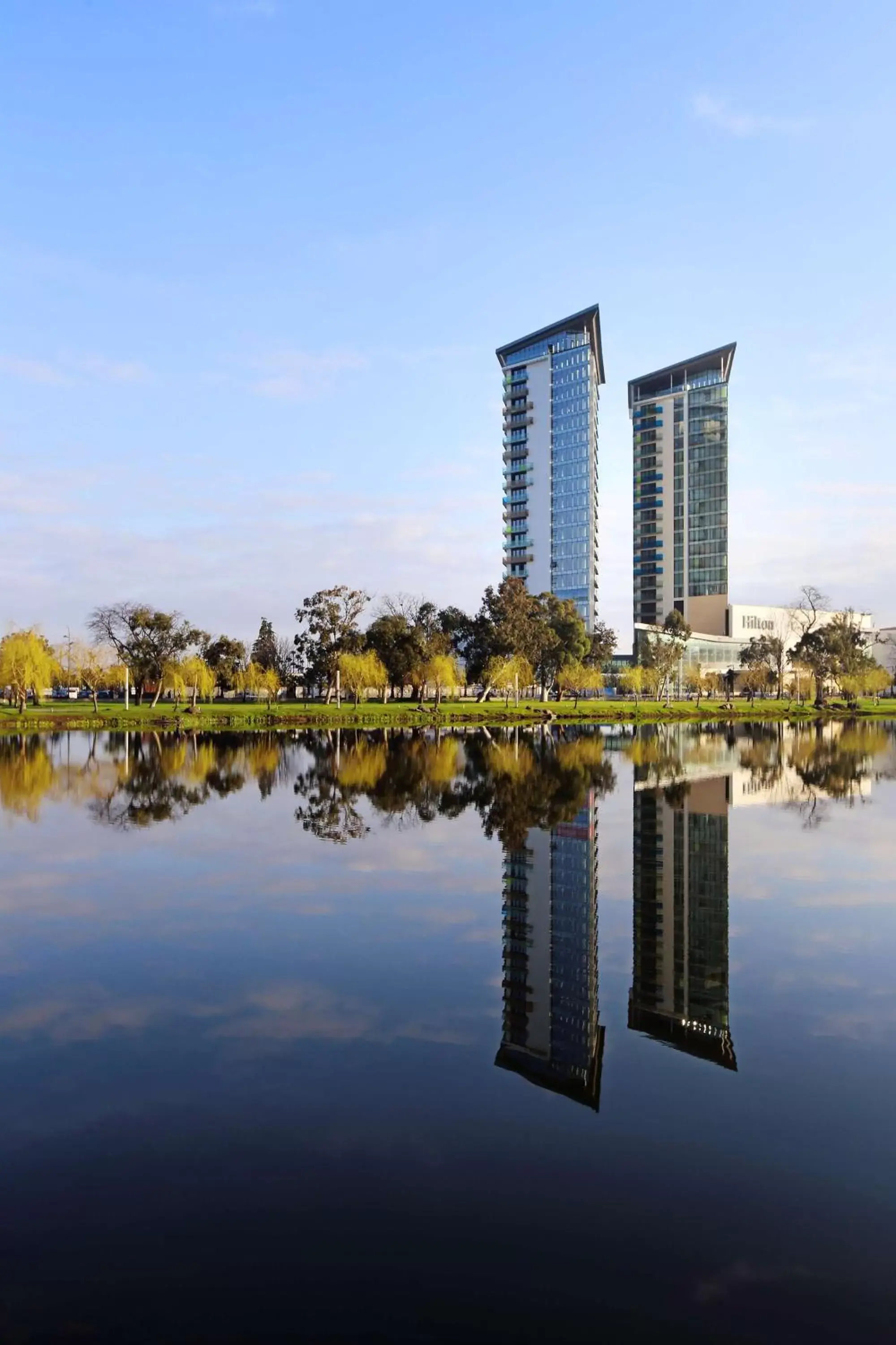 Property building, Swimming Pool in Hilton Batumi