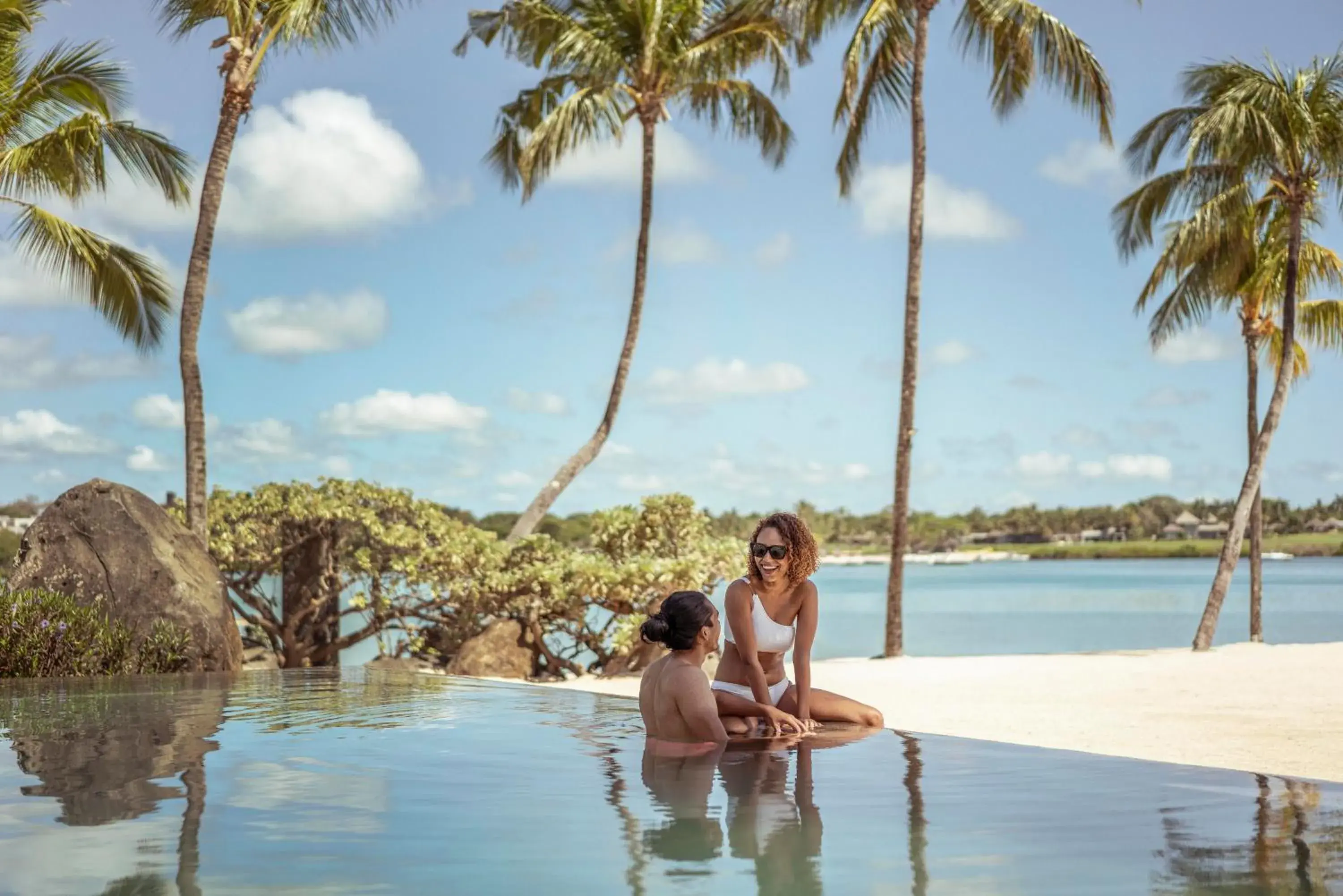 Pool view, Swimming Pool in Four Seasons Resort Mauritius at Anahita