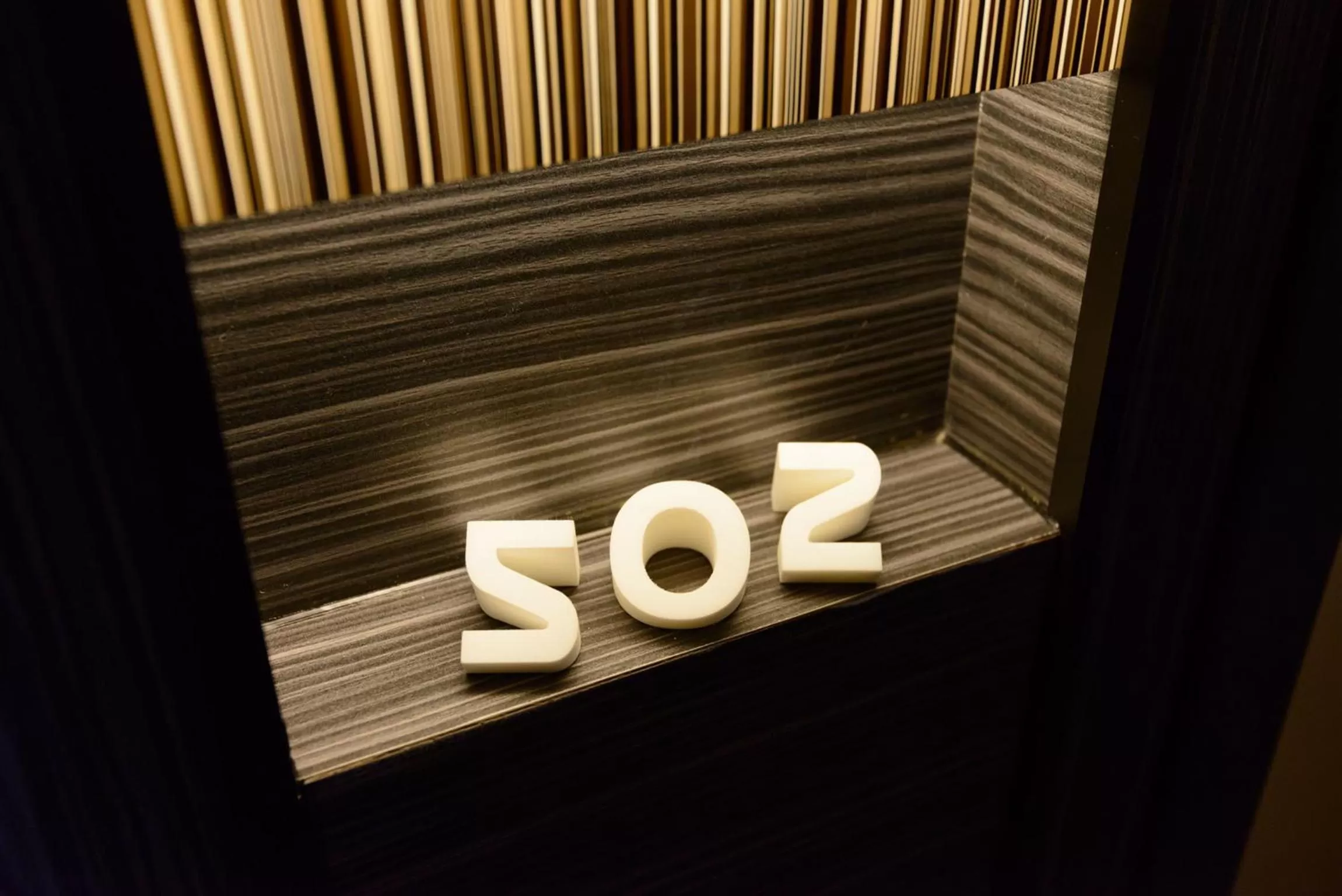 Decorative detail in Poshpacker Hotel