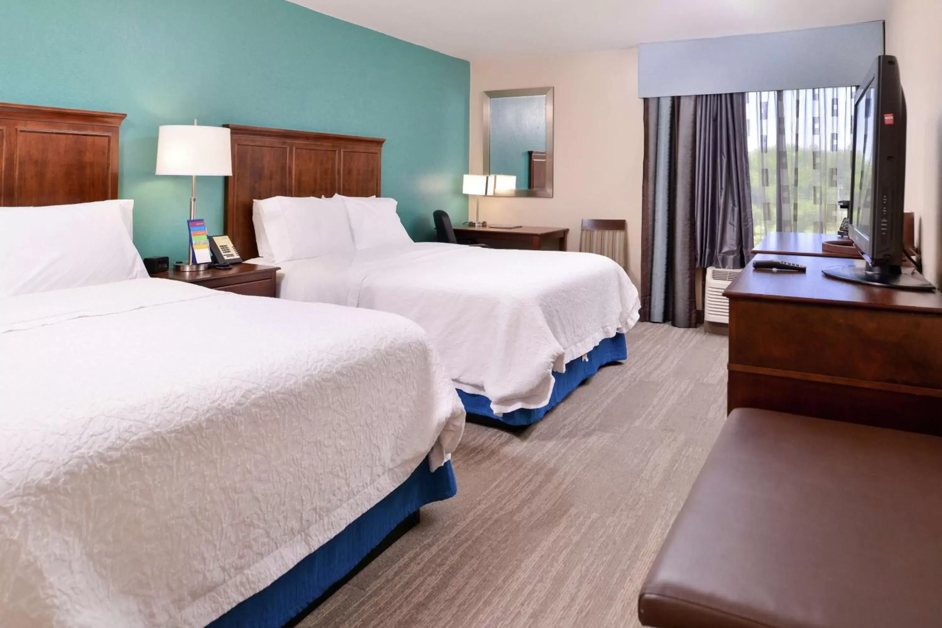 Bedroom, Bed in Hampton Inn by Hilton Decatur