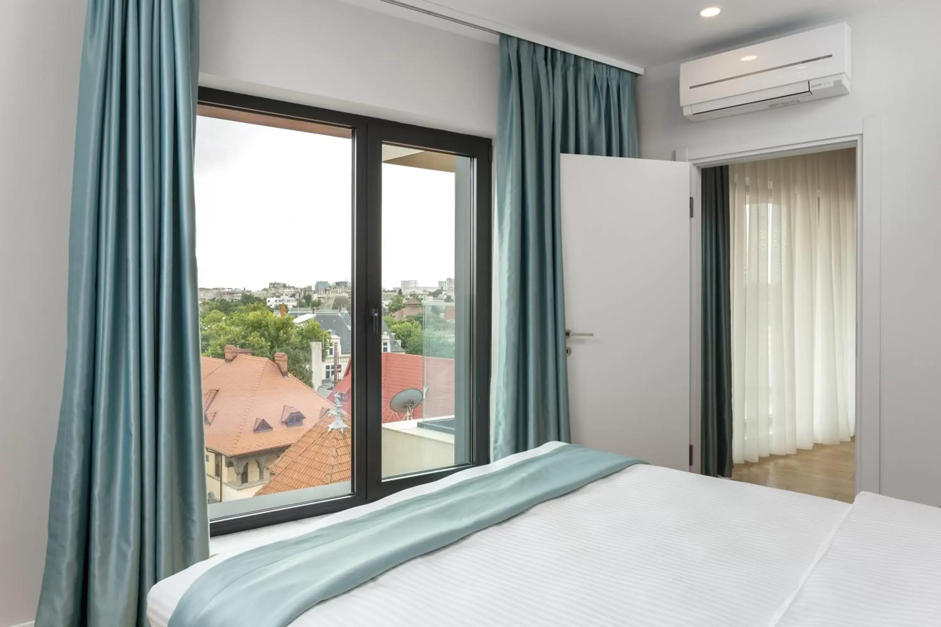 Bedroom, Bed in Athina Suites Hotel Bedroom, Bed in Athina Suites Hotel