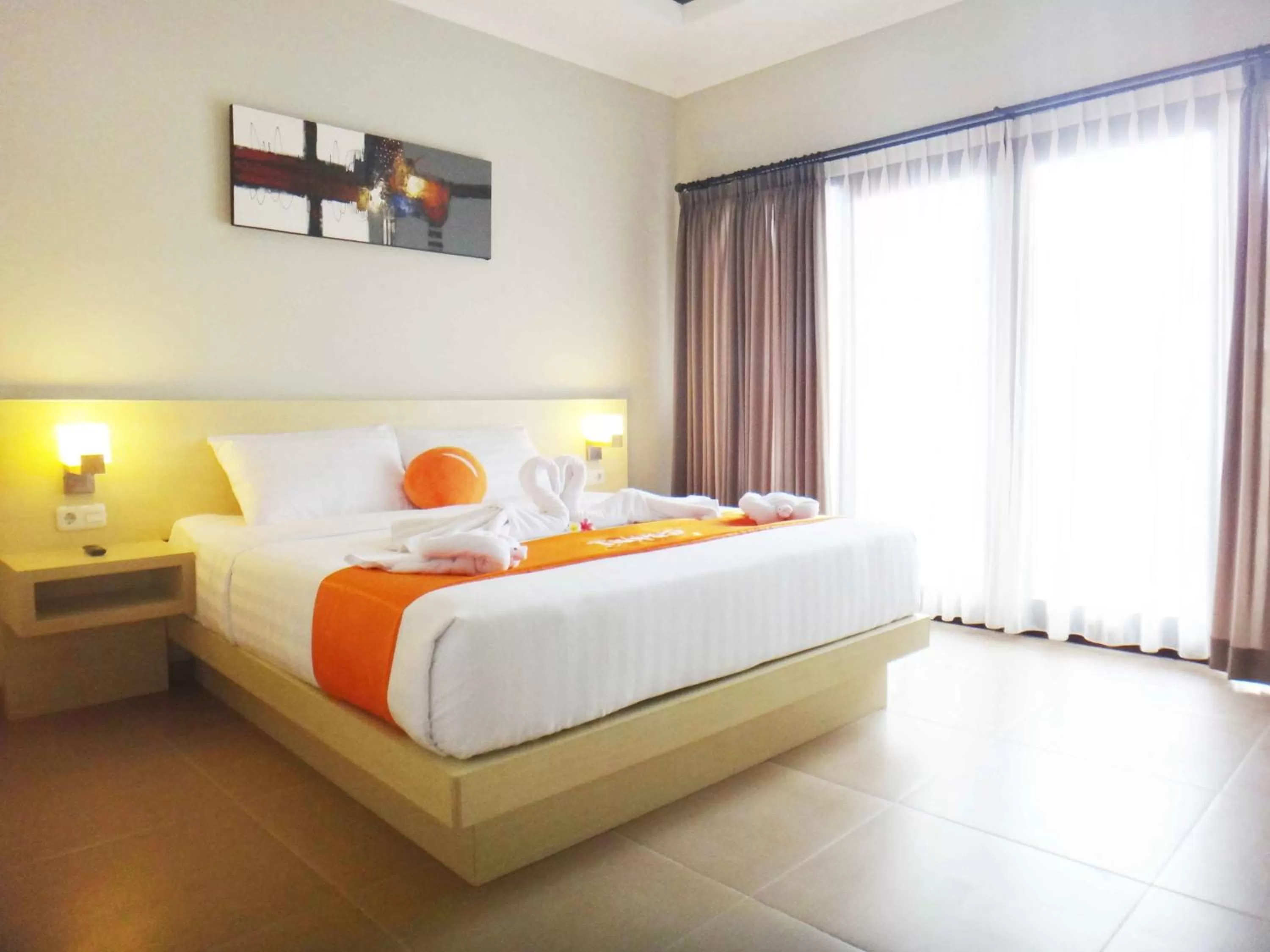 Decorative detail, Bed in Tropico Jimbaran Bali