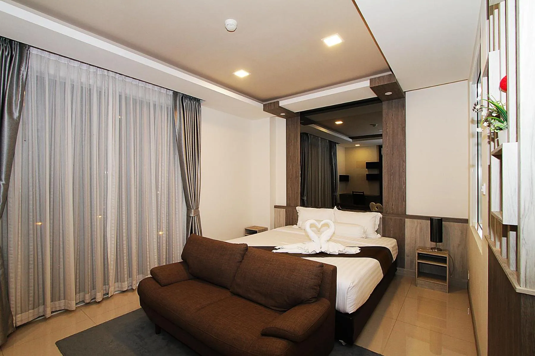 Bed in The Contrast i Hotel