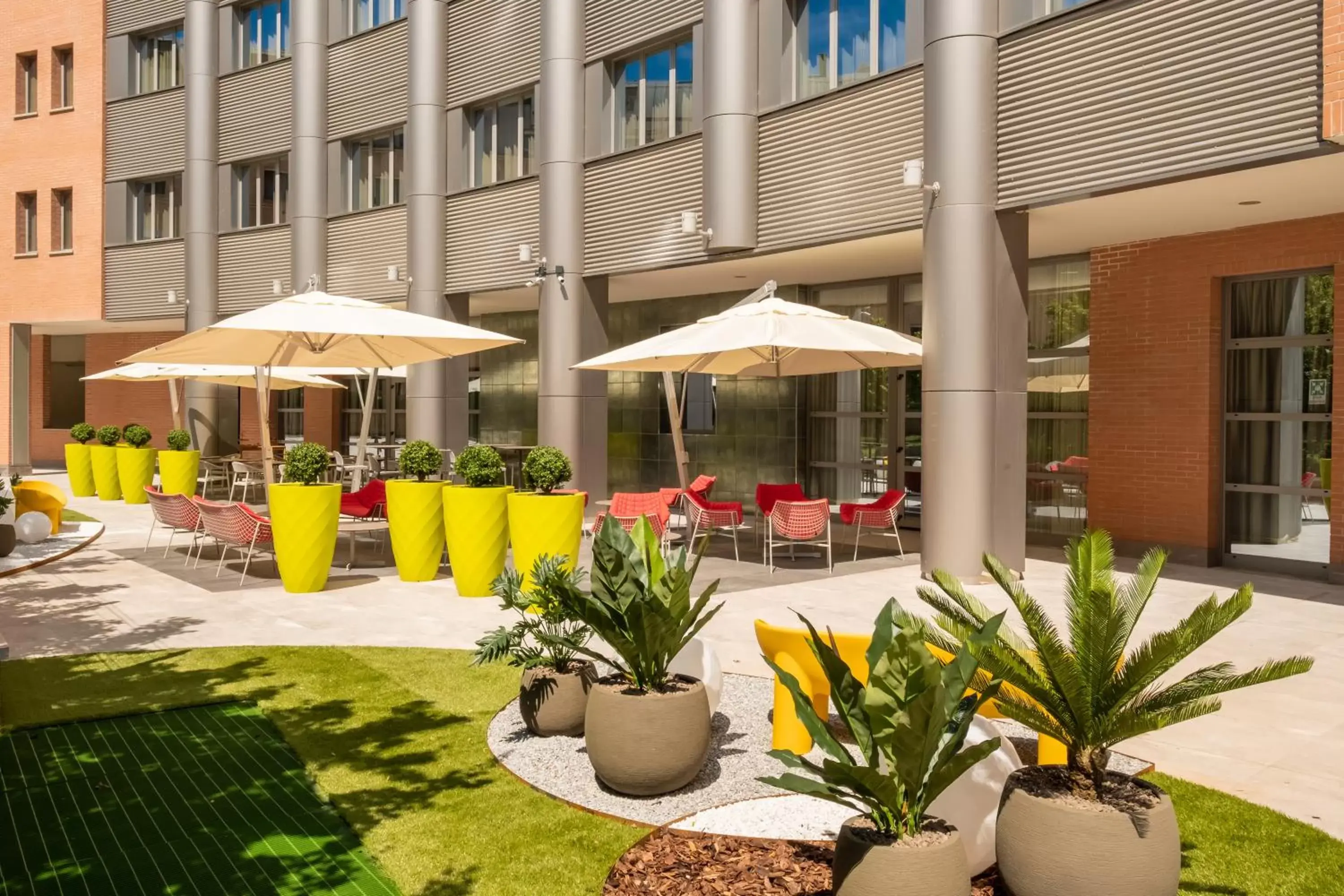 Patio in Savhotel