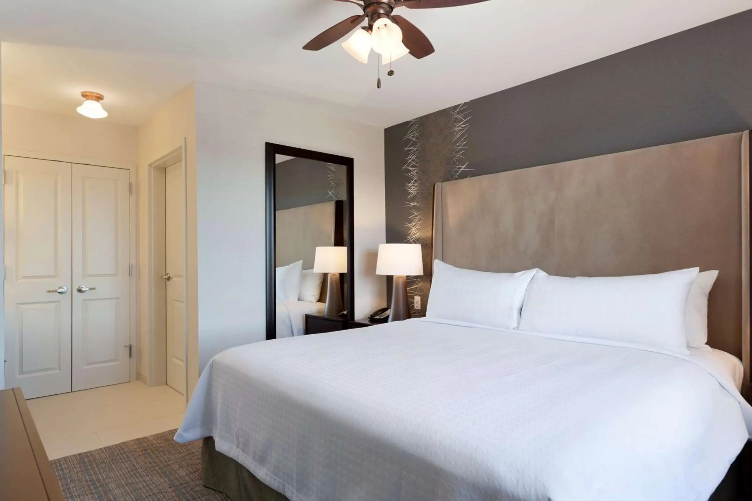 Bed in Homewood Suites by Hilton Burlington