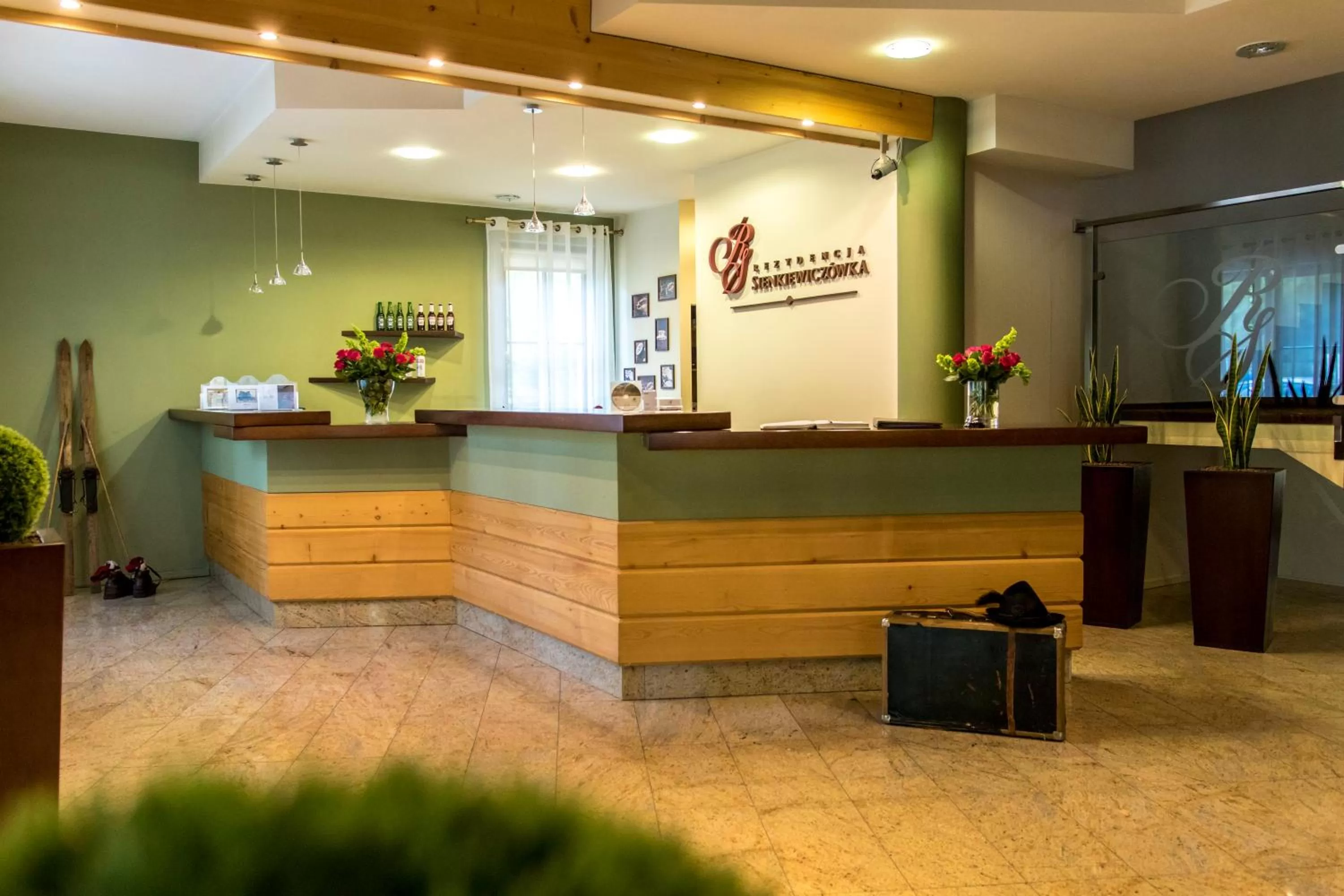Lobby or reception in Rezydencja Sienkiewiczówka