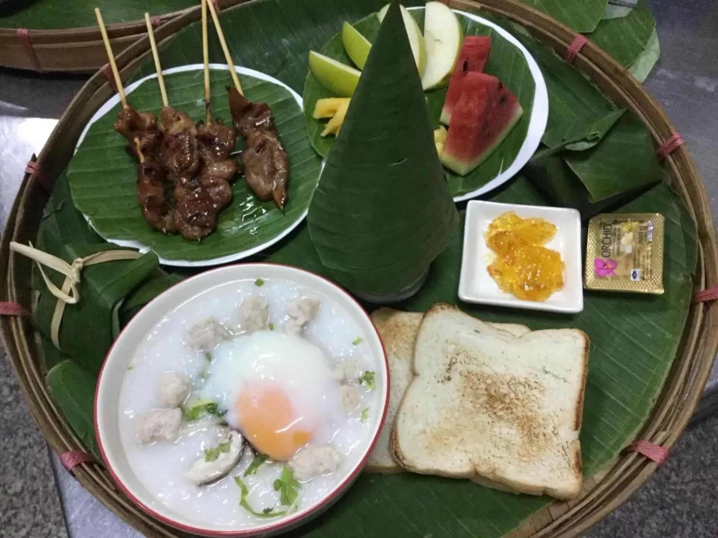 Breakfast in SABUN-NGA HOSTEL