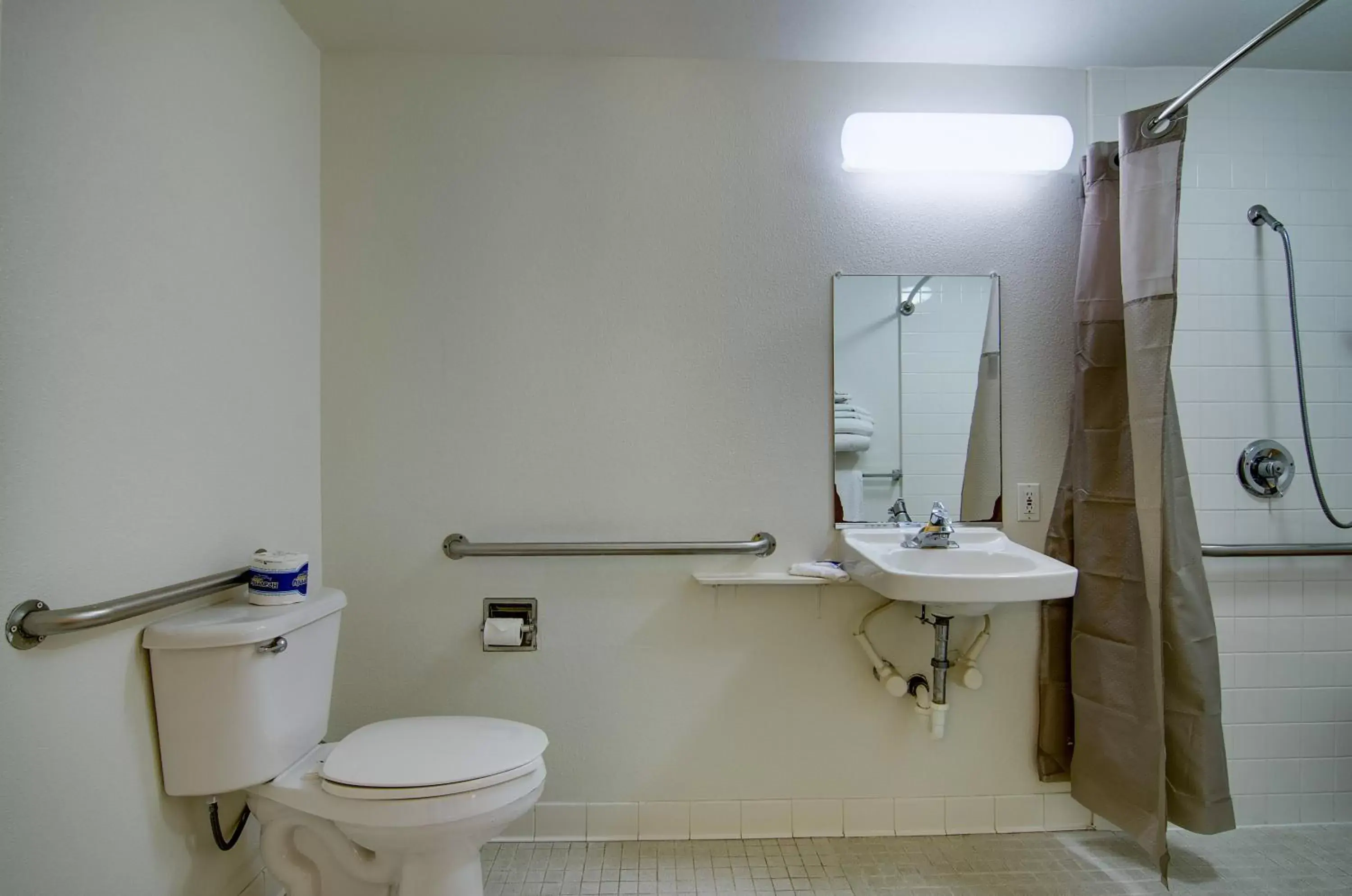 Bathroom in Motel 6-Salina, KS