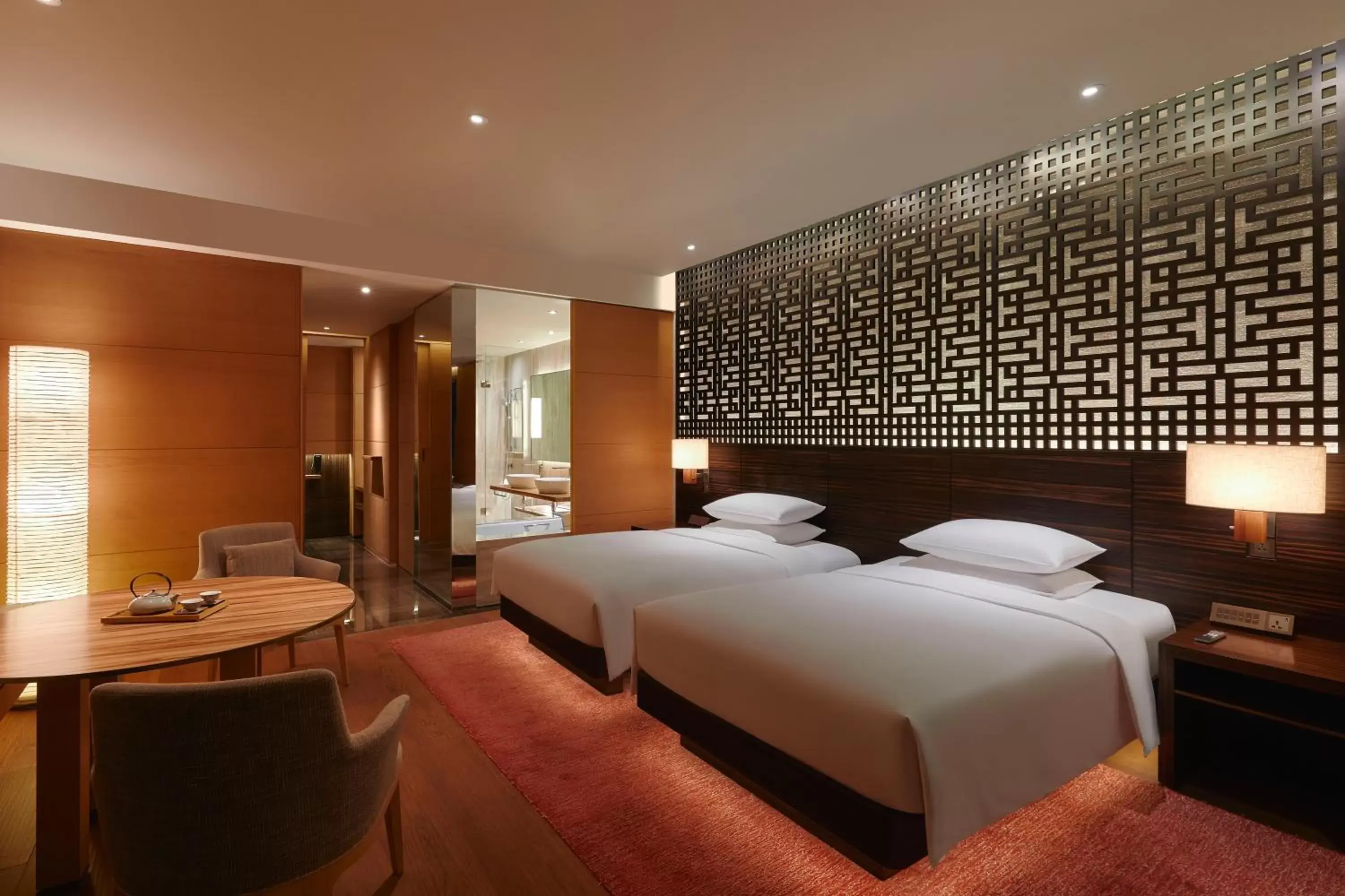 Photo of the whole room, Bed in Park Hyatt Guangzhou - Free Shuttle Bus To Canton Fair Complex During Canton Fair Period