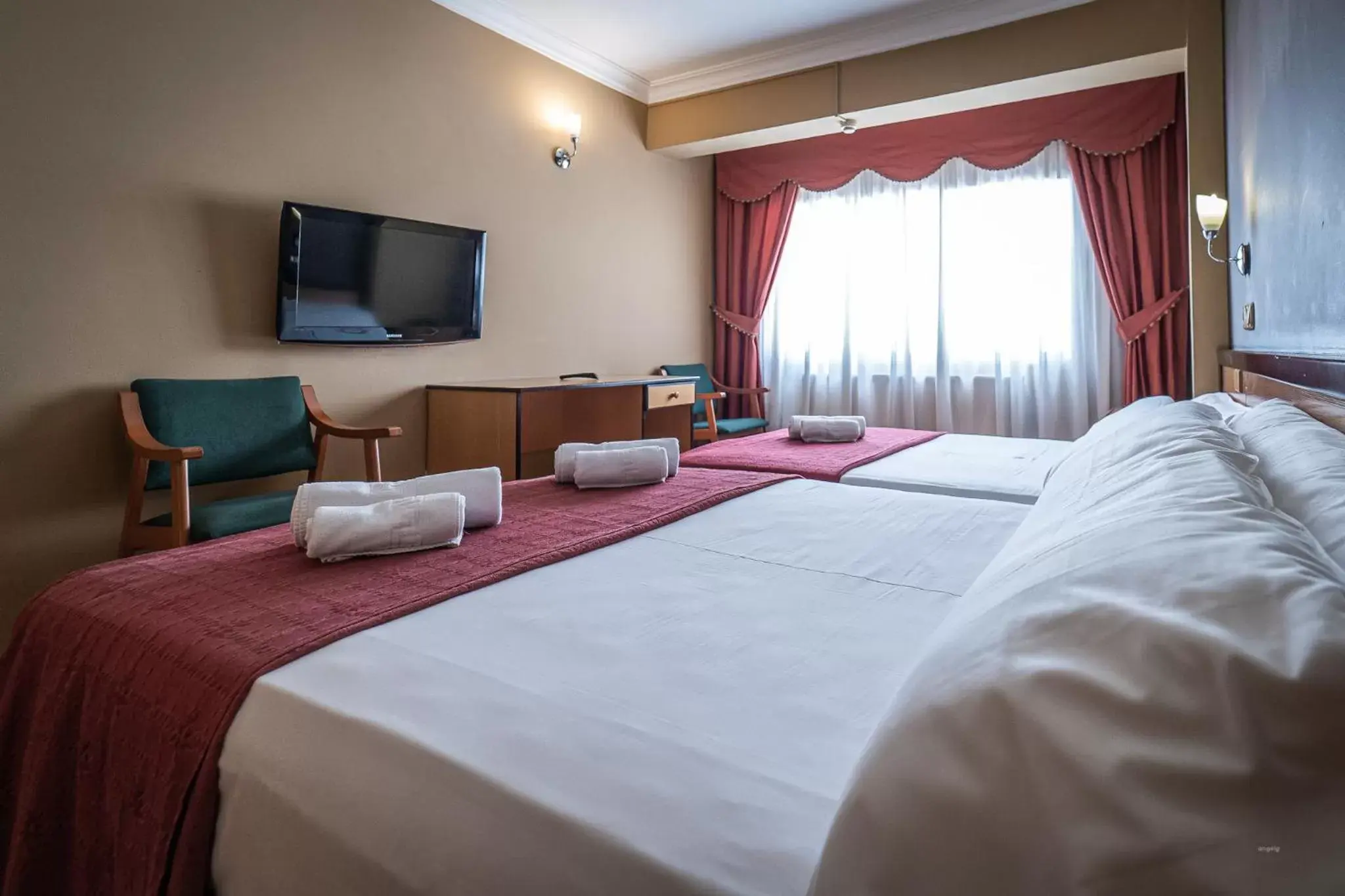 Bed in Hotel Silva