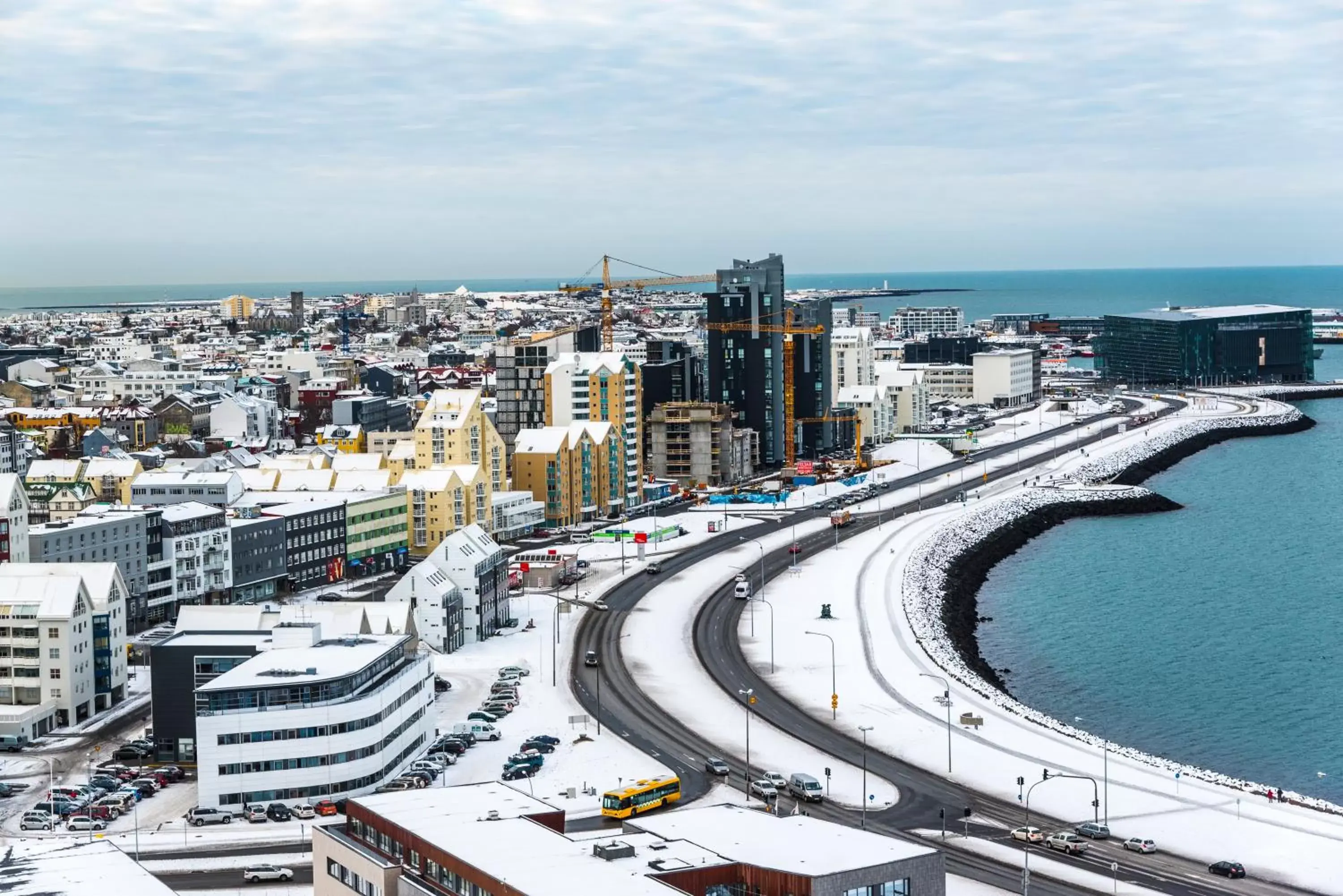 City view, Bird's-eye View in Fosshotel Reykjavík