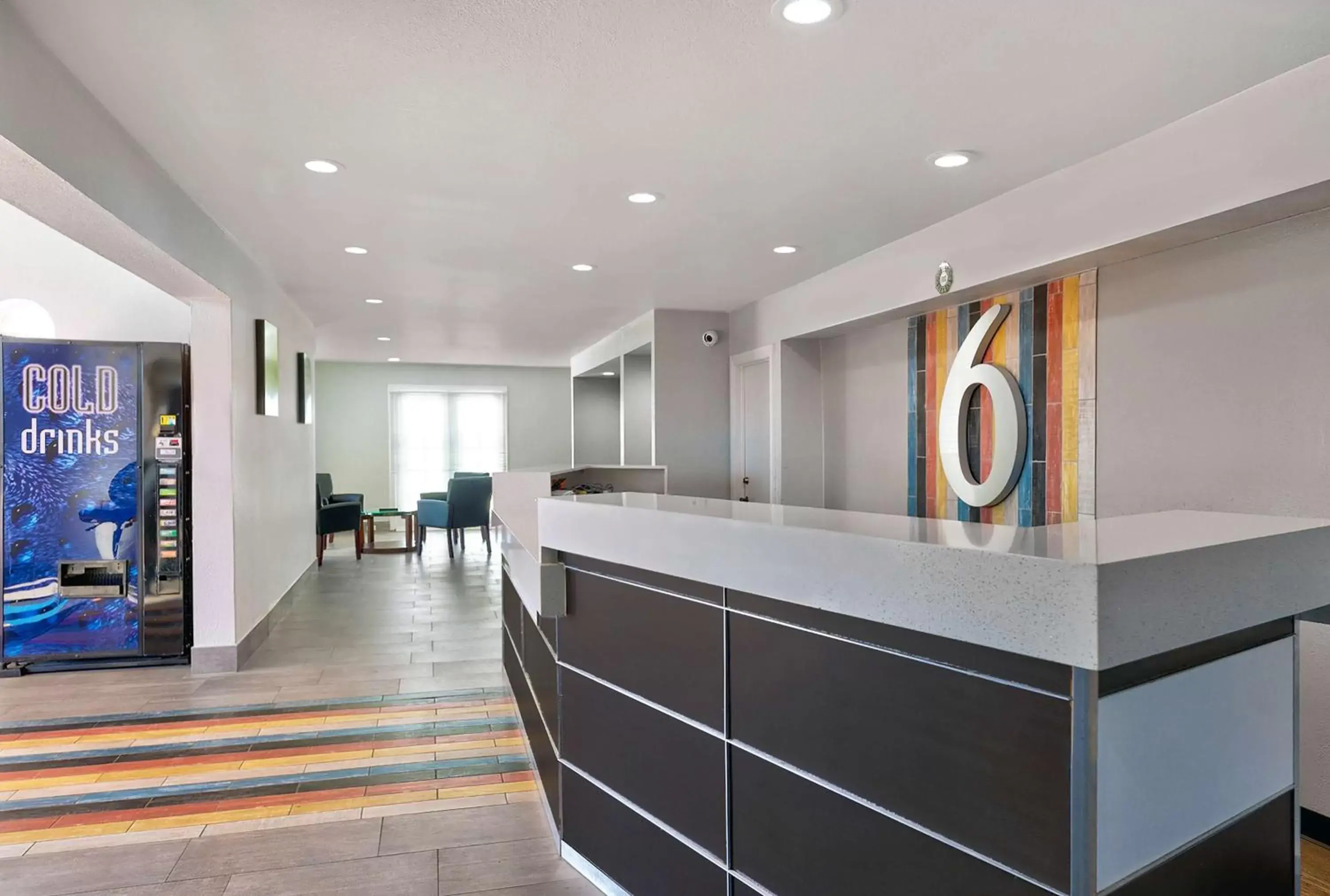 Lobby or reception in Studio 6-Denton, TX - UNT Lobby or reception in Studio 6-Denton, TX - UNT