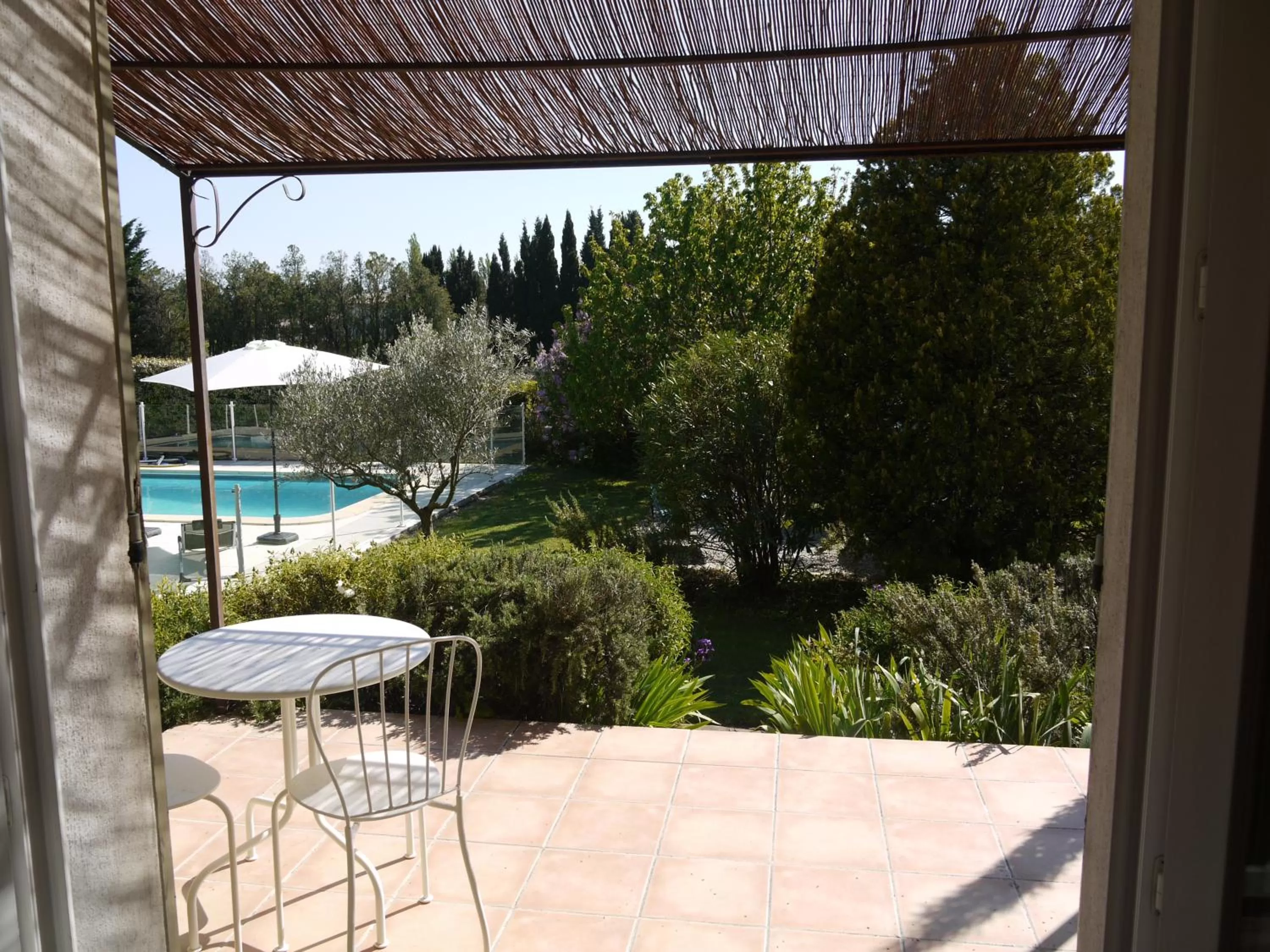 Patio, Pool View in Mas des Marguerites
