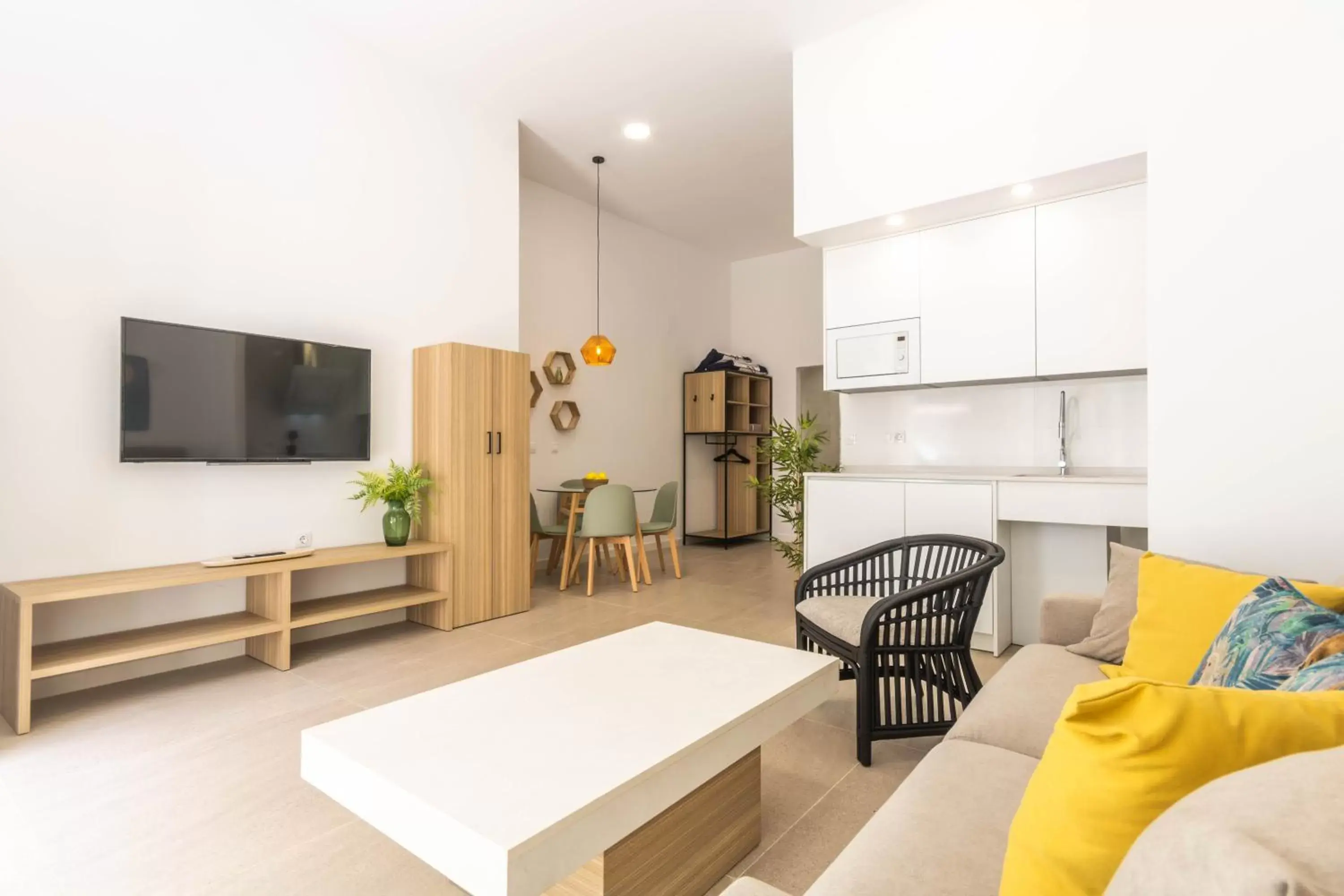 TV and multimedia, Seating Area in Apartamentos Alnatur