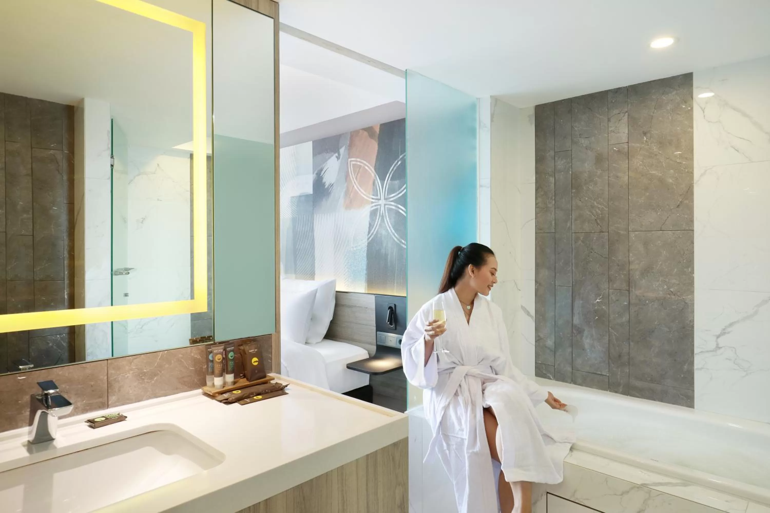 Bathroom in Novotel Suites Yogyakarta Malioboro