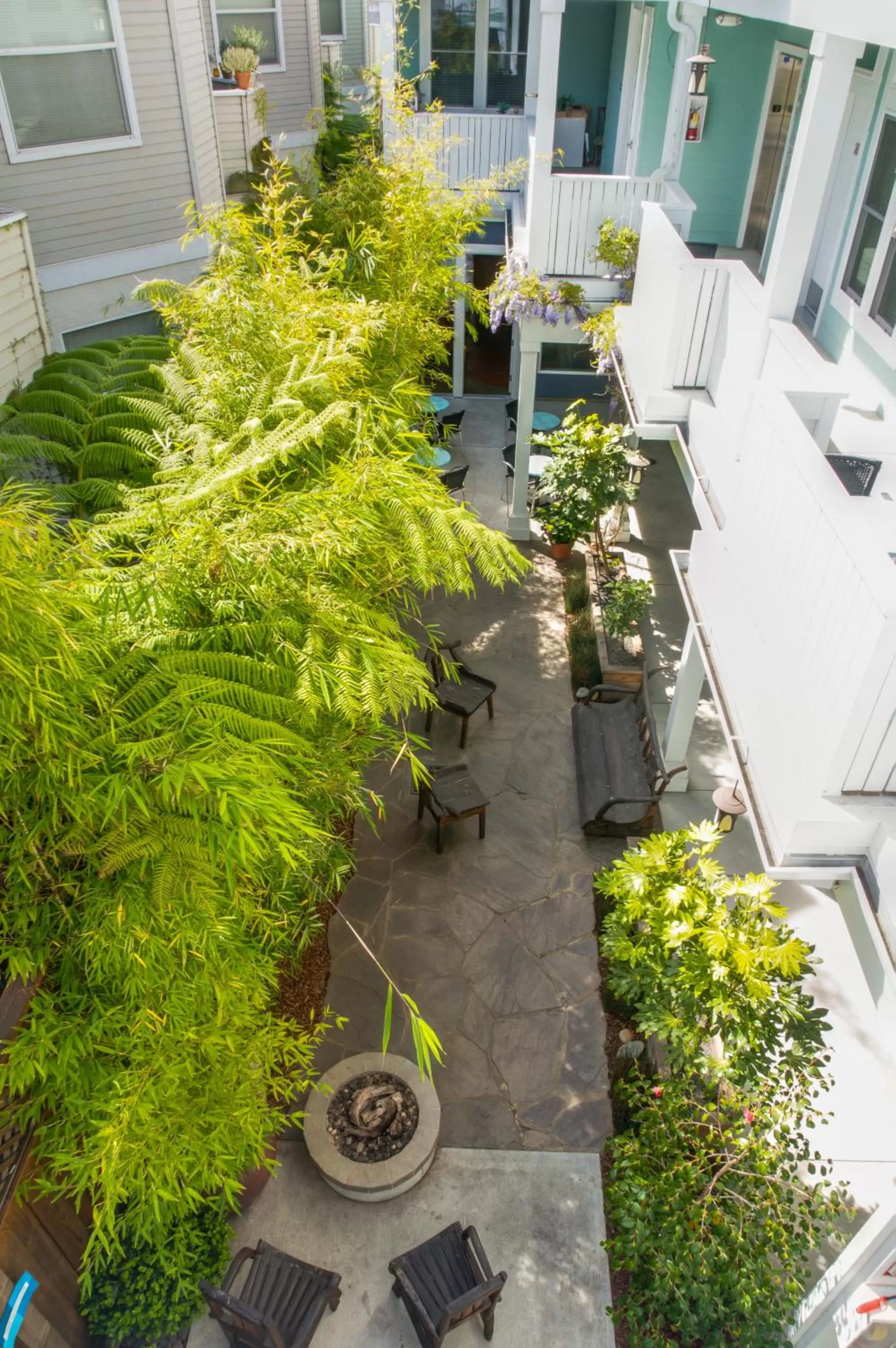 Bird's eye view in Pacific Blue Inn