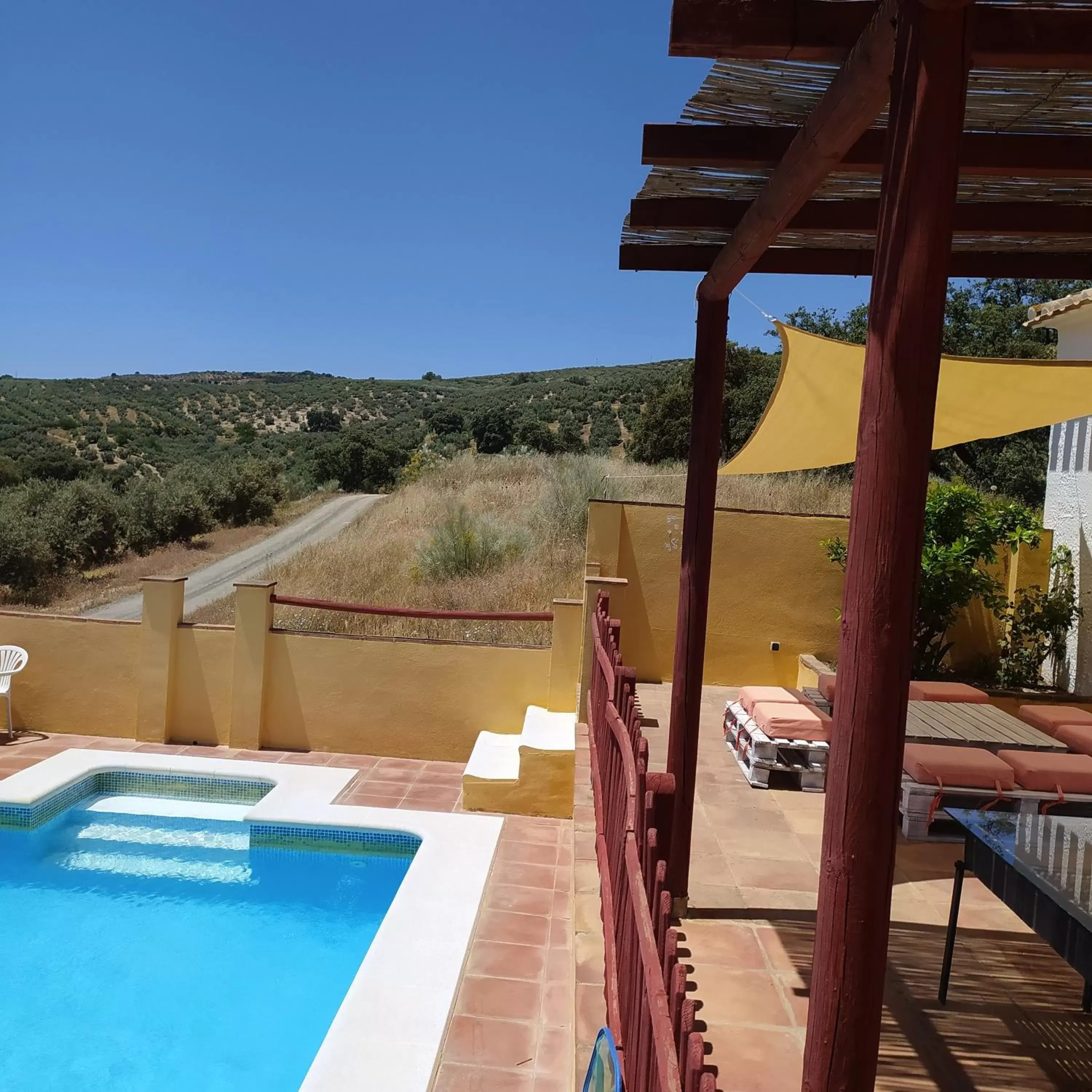 Pool View in Cortijo Molino los Justos