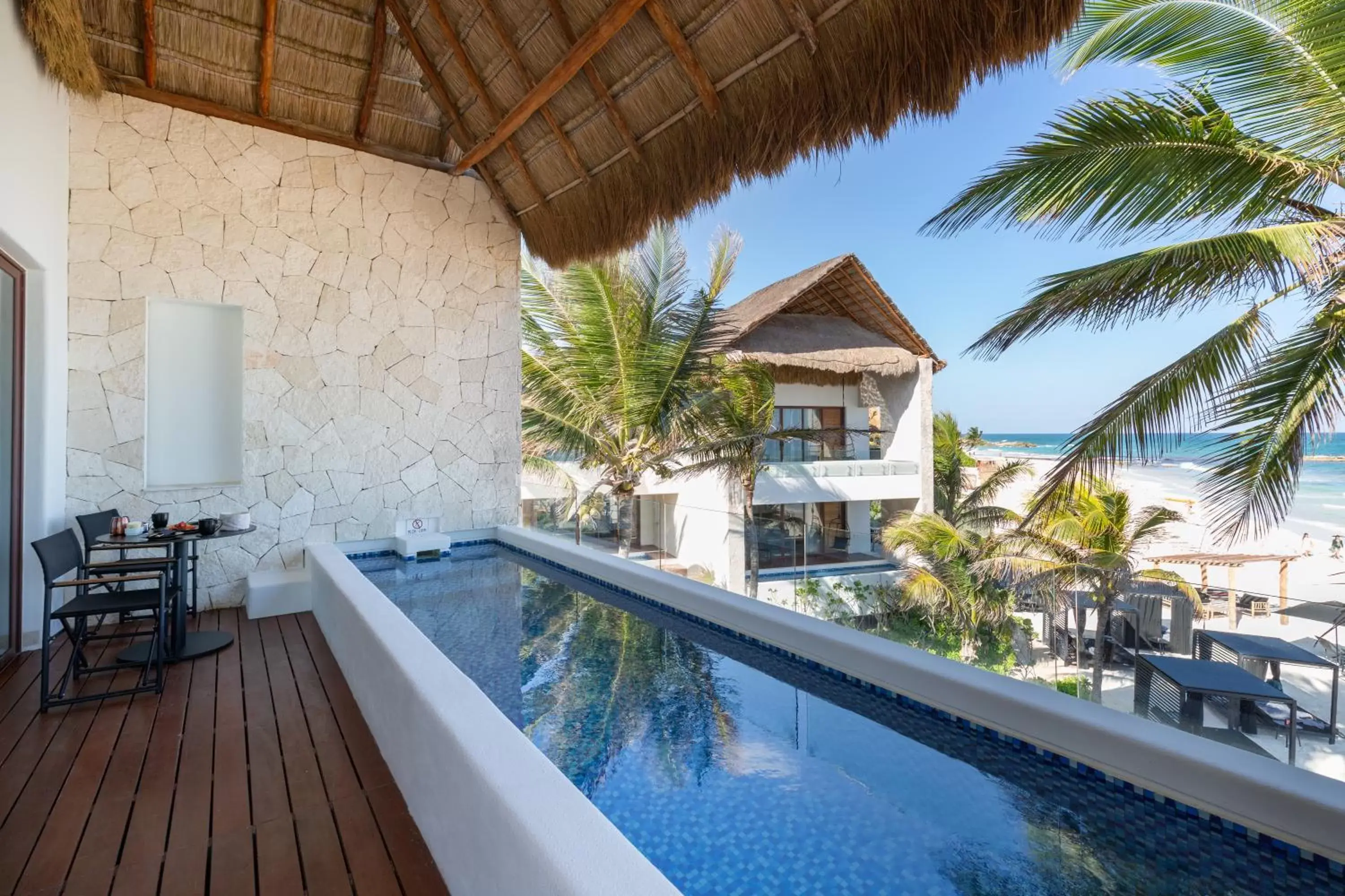 Balcony/Terrace, Swimming Pool in Tago Tulum by G Hotels