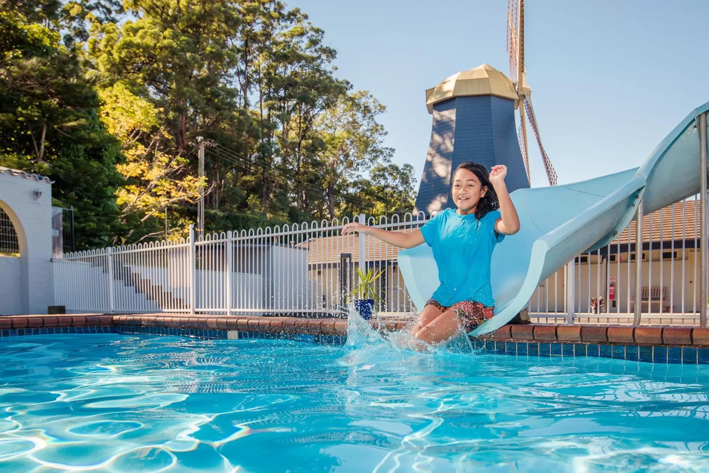 Pool view in Big Windmill Corporate & Family Motel