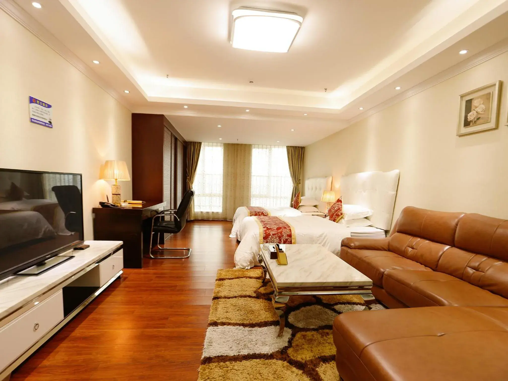 Living room, Seating Area in Guangzhou Pengman Apartment Zhengjia Huanshi Branch