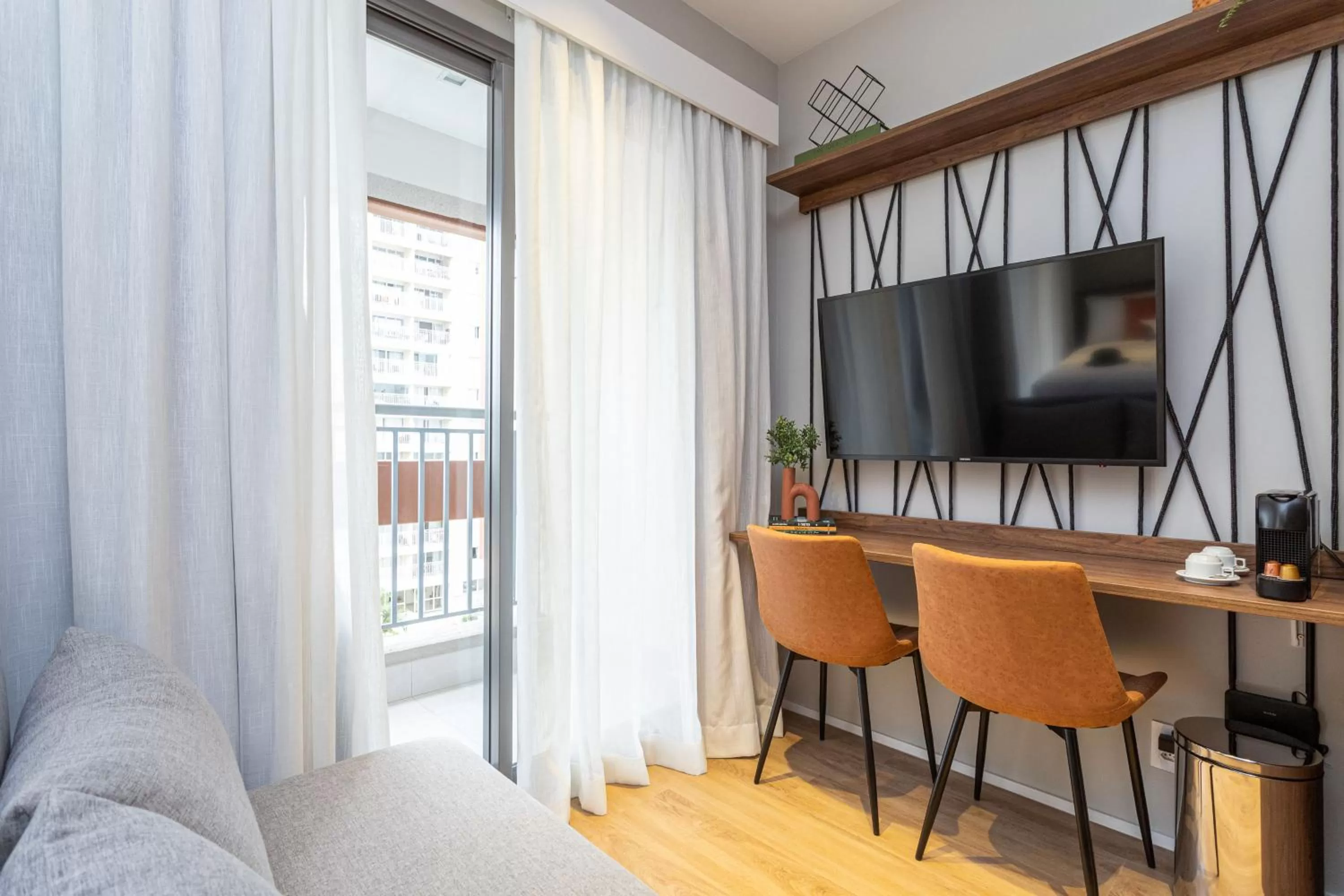 Seating area in Charlie Hotel Atmosfera Paulista