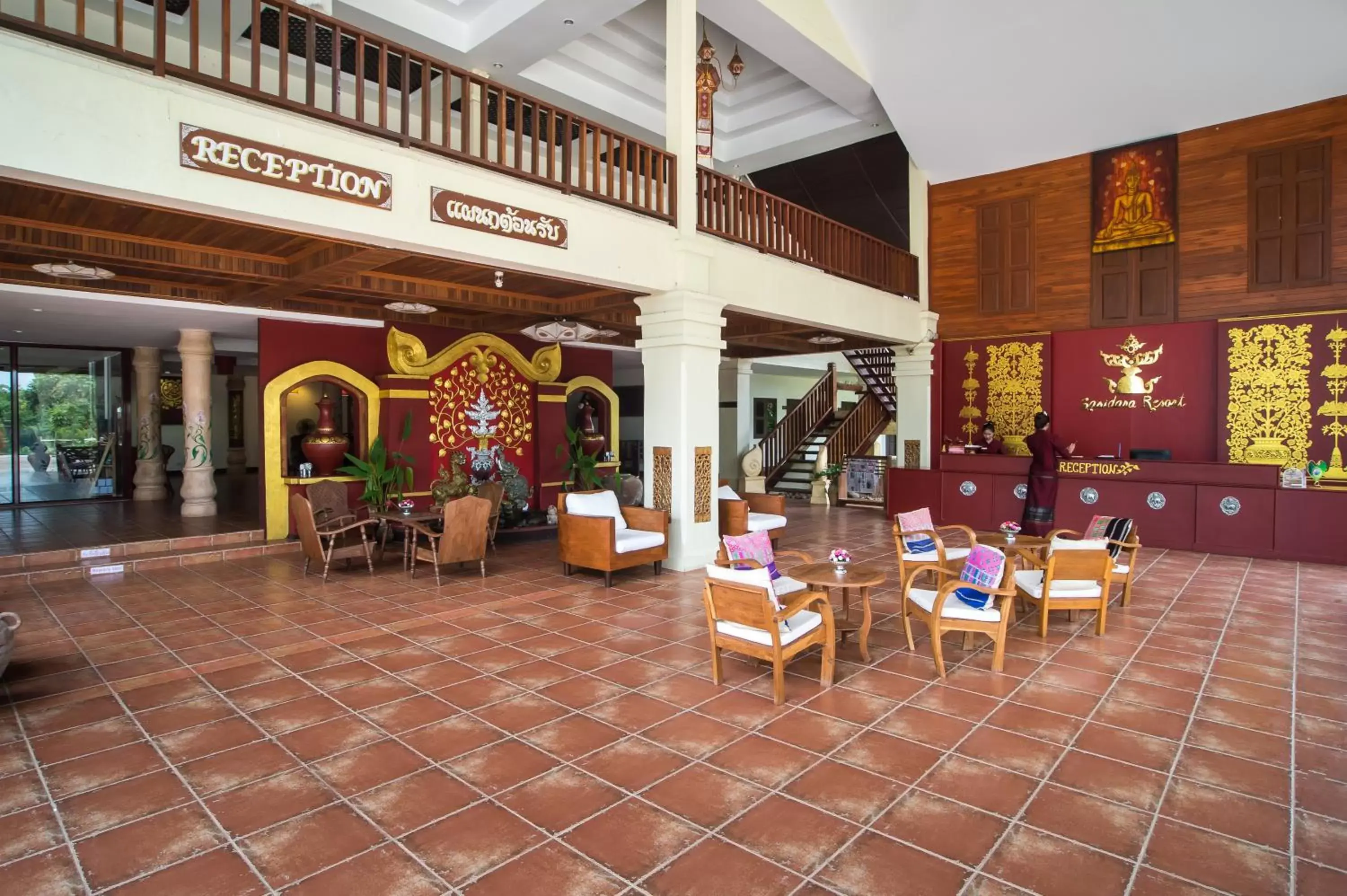 Lobby or reception in Sasidara Resort Nan
