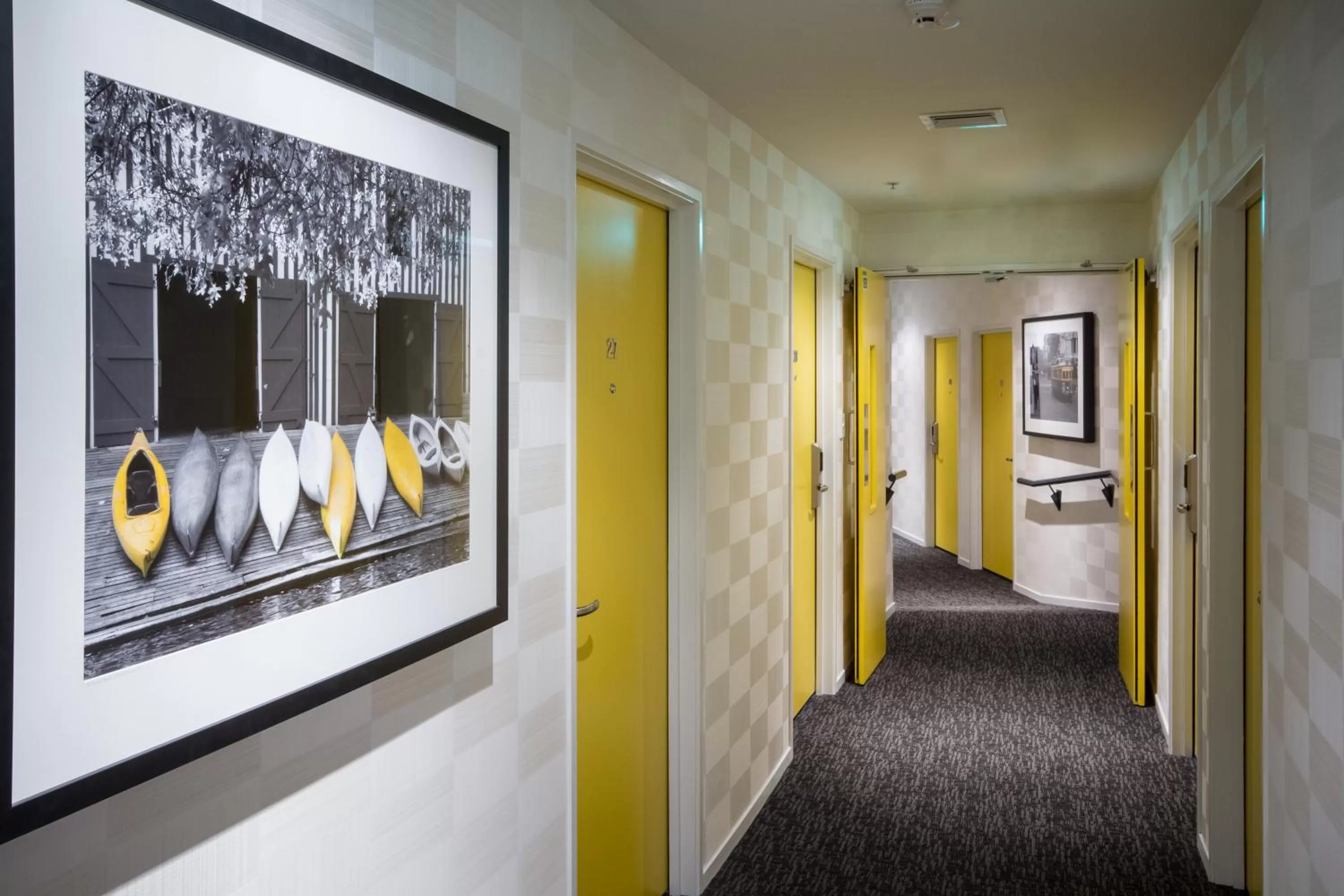 Decorative detail, Bed in Hotel 115